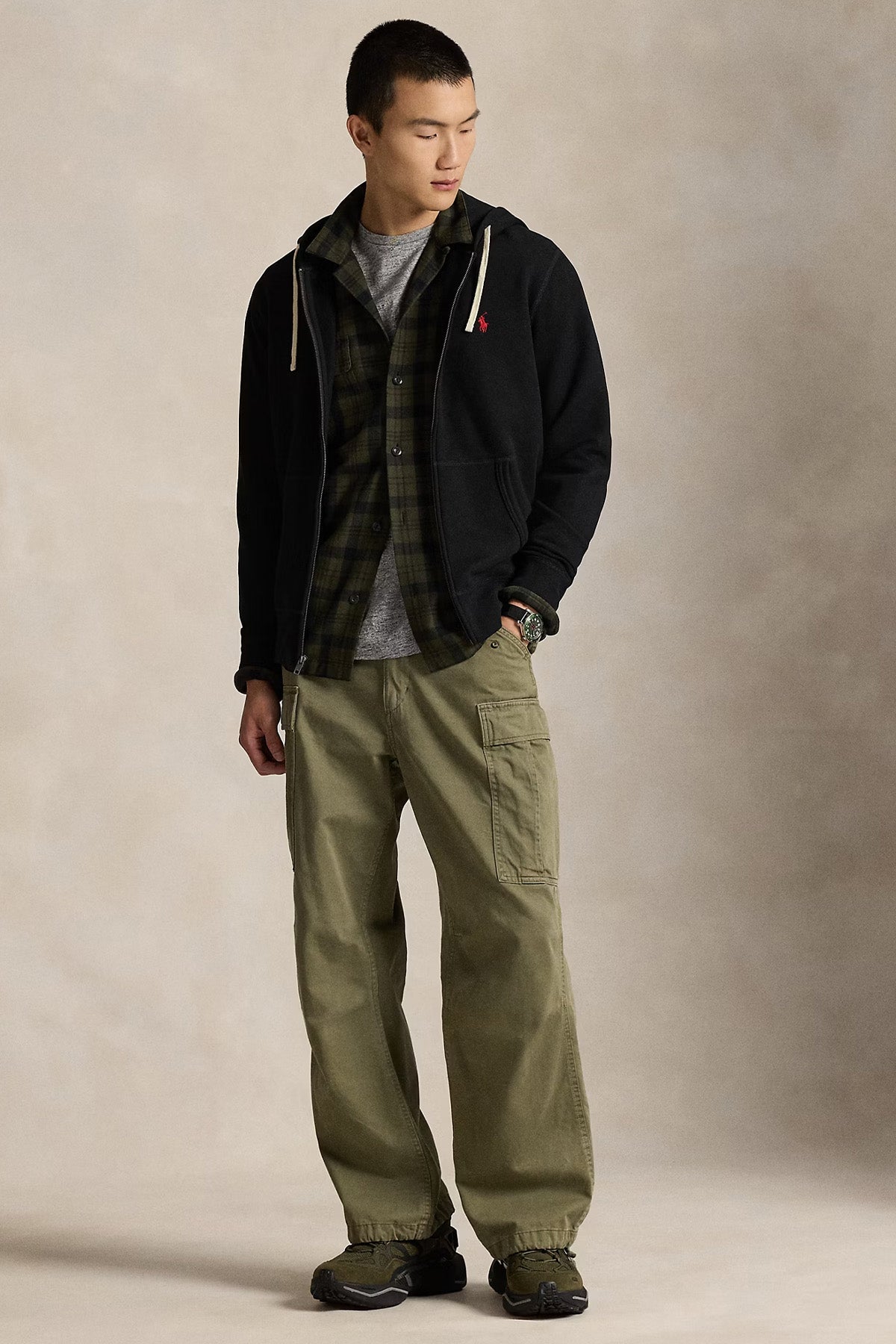 Polo Ralph Lauren Fermuarlı Kapüşonlu Sweatshirt Ceket