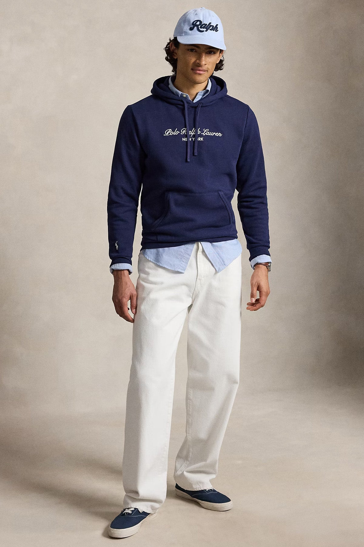 Polo Ralph Lauren Custom Fit Logolu Kapüşonlu Sweatshirt