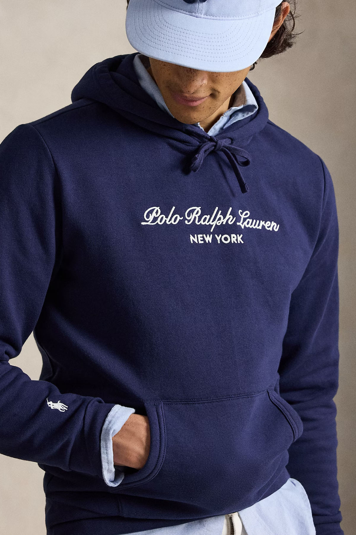 Polo Ralph Lauren Custom Fit Logolu Kapüşonlu Sweatshirt