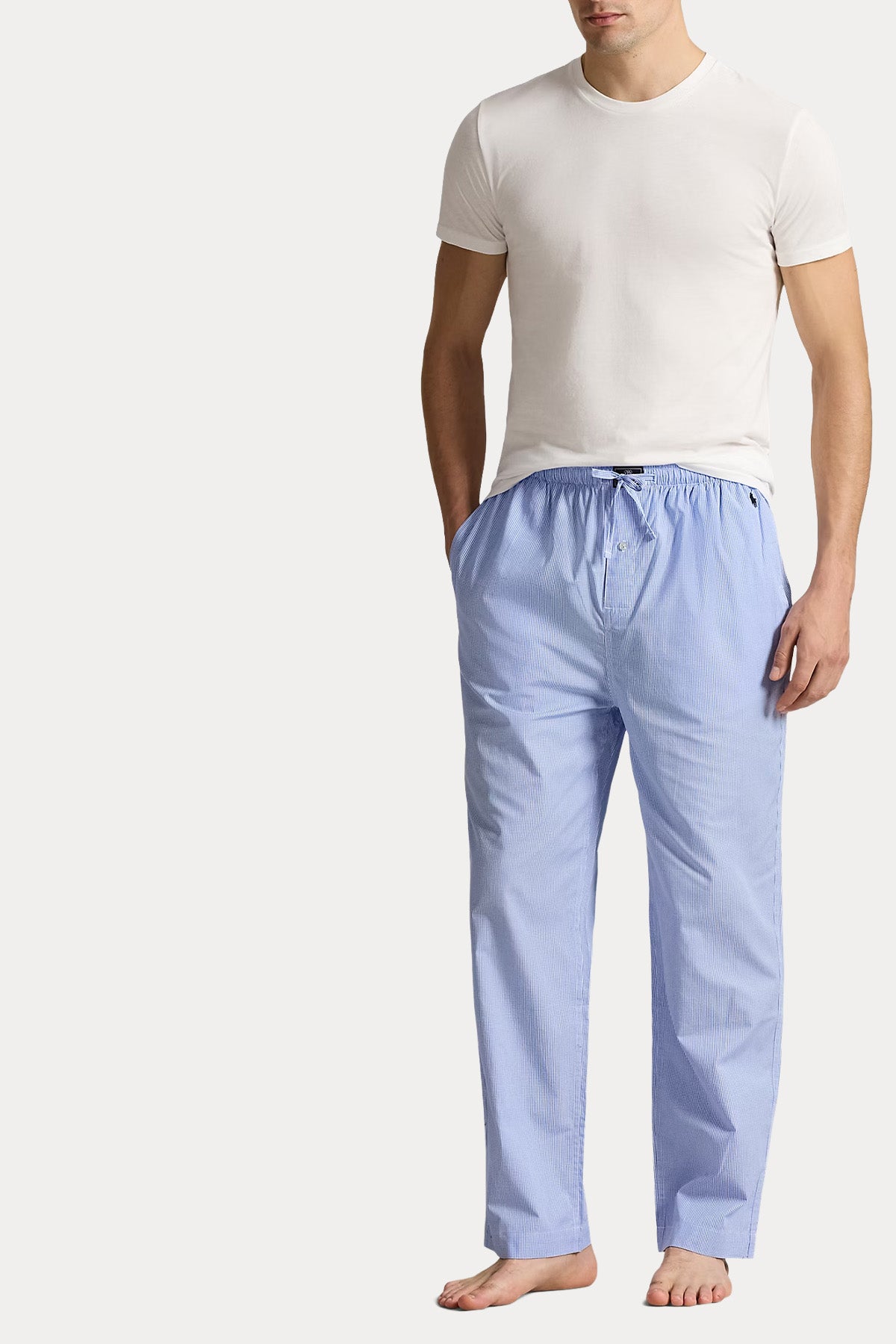 Polo Ralph Lauren Pötikareli Beli Lastikli Pijama Altı