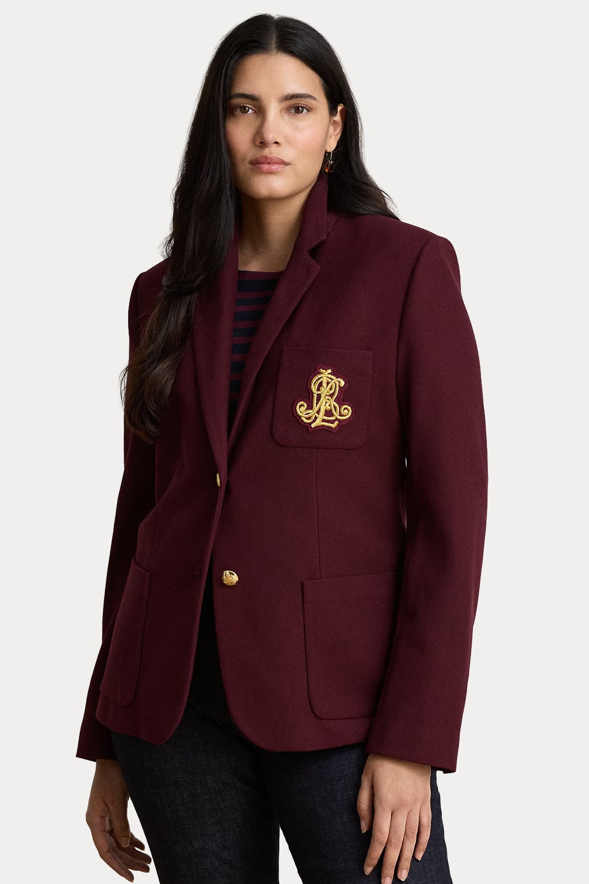 Polo Ralph Lauren Slim Fit Nakış Logolu Spor Cepli Blazer Ceket