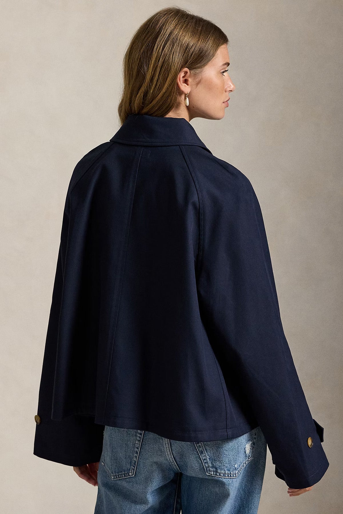 Polo Ralph Lauren Comfort Fit Cep Detaylı Kısa Trençkot