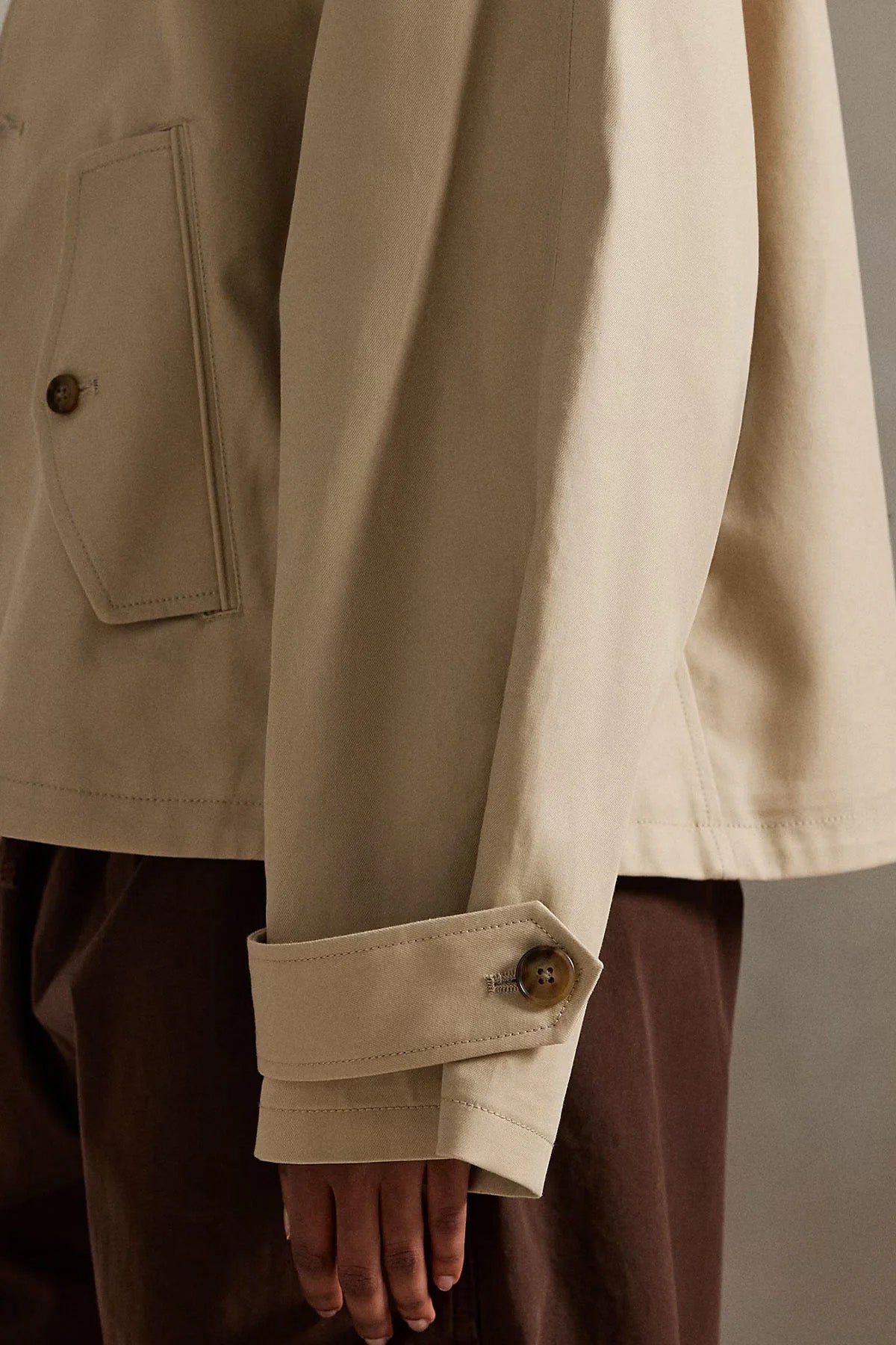 Polo Ralph Lauren Comfort Fit Cep Detaylı Kısa Trençkot