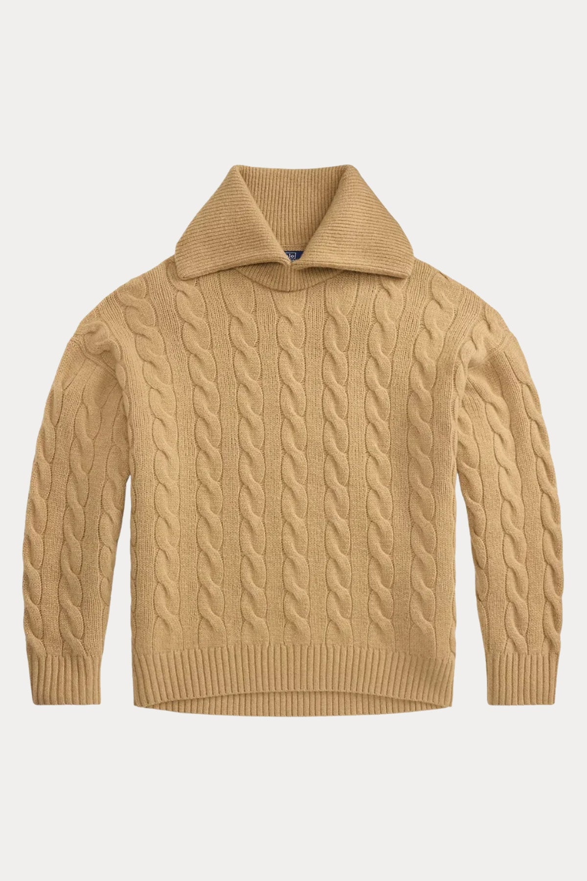 Polo Ralph Lauren Relaxed Fit Kaşmir Saç Örgü Yün Triko