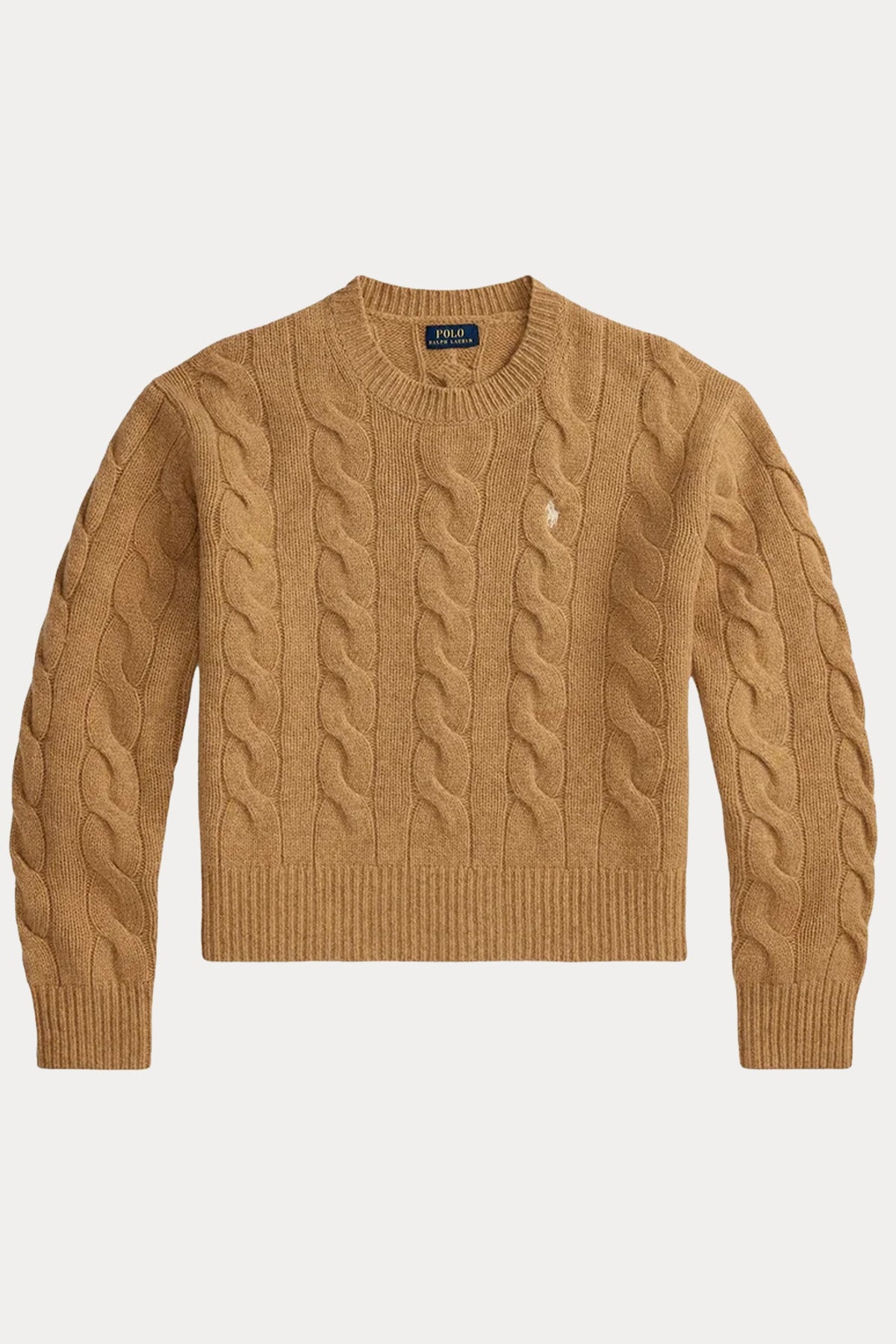Polo Ralph Lauren Relaxed Fit Saç Örgü Kaşmir Yün Triko