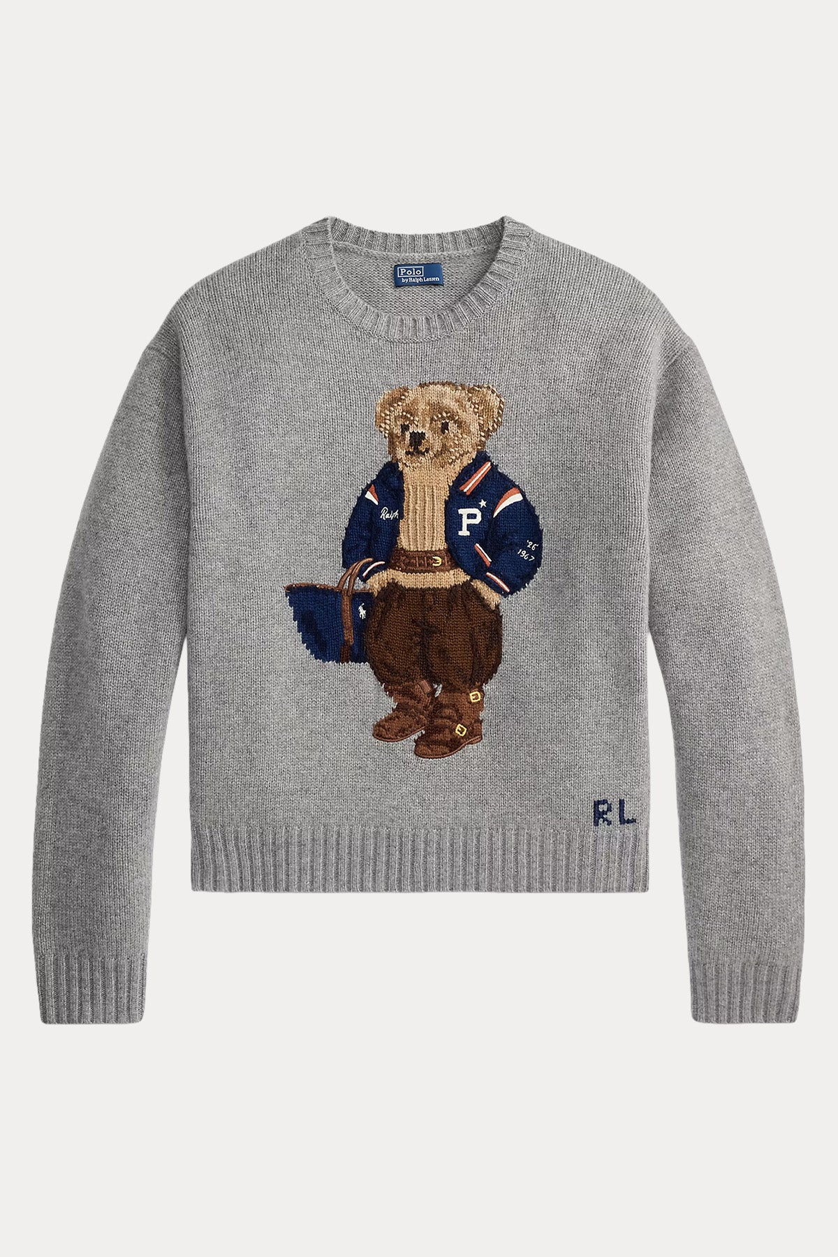Polo Ralph Lauren Relaxed Fit Polo Bear Kaşmir Örgü Yün Triko