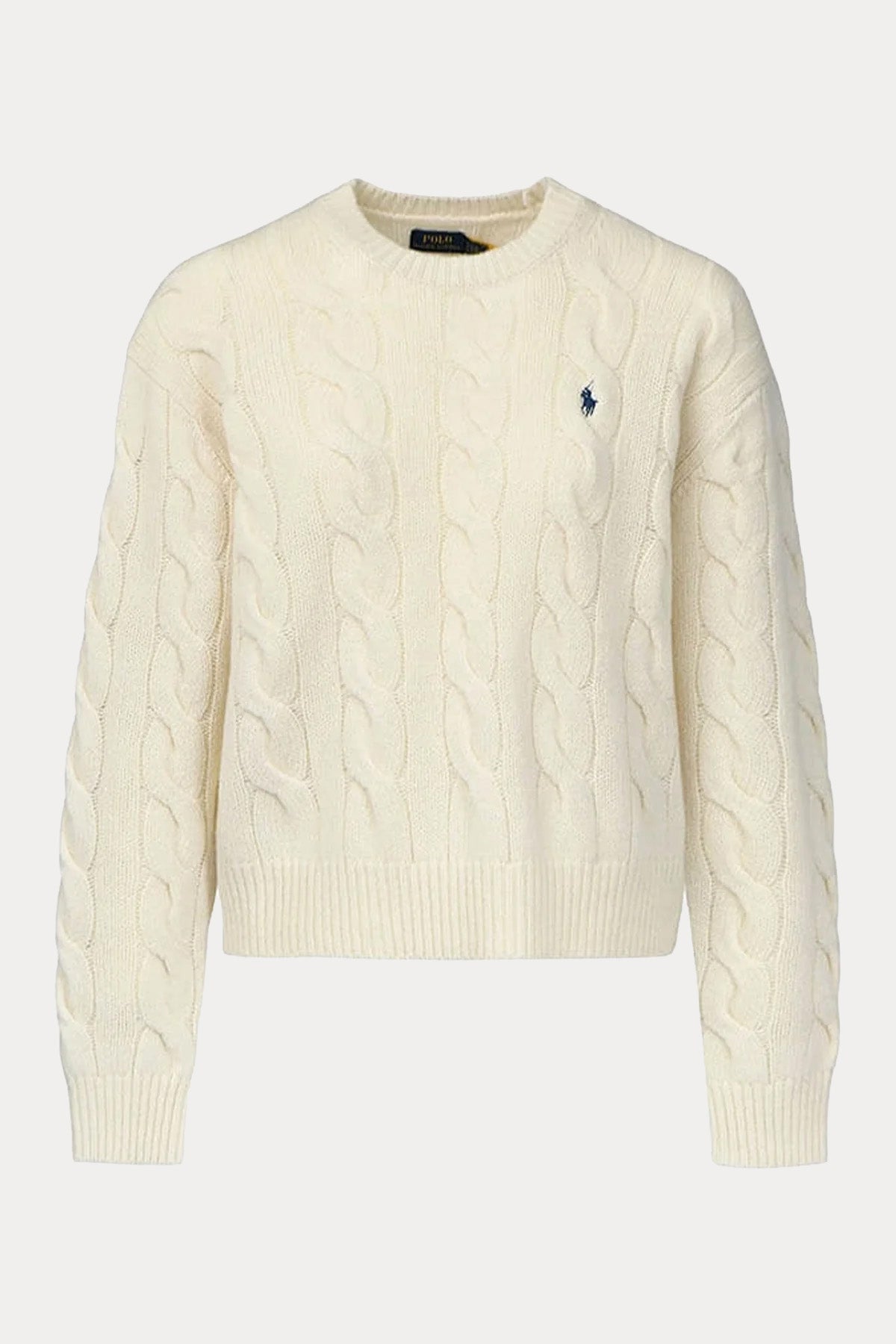 Polo Ralph Lauren Relaxed Fit Saç Örgü Kaşmir Yün Triko