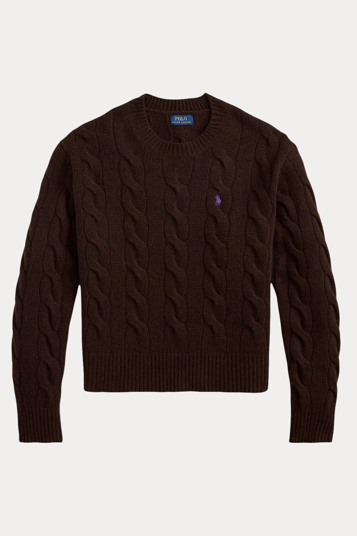 Polo Ralph Lauren Relaxed Fit Saç Örgü Kaşmir Yün Triko