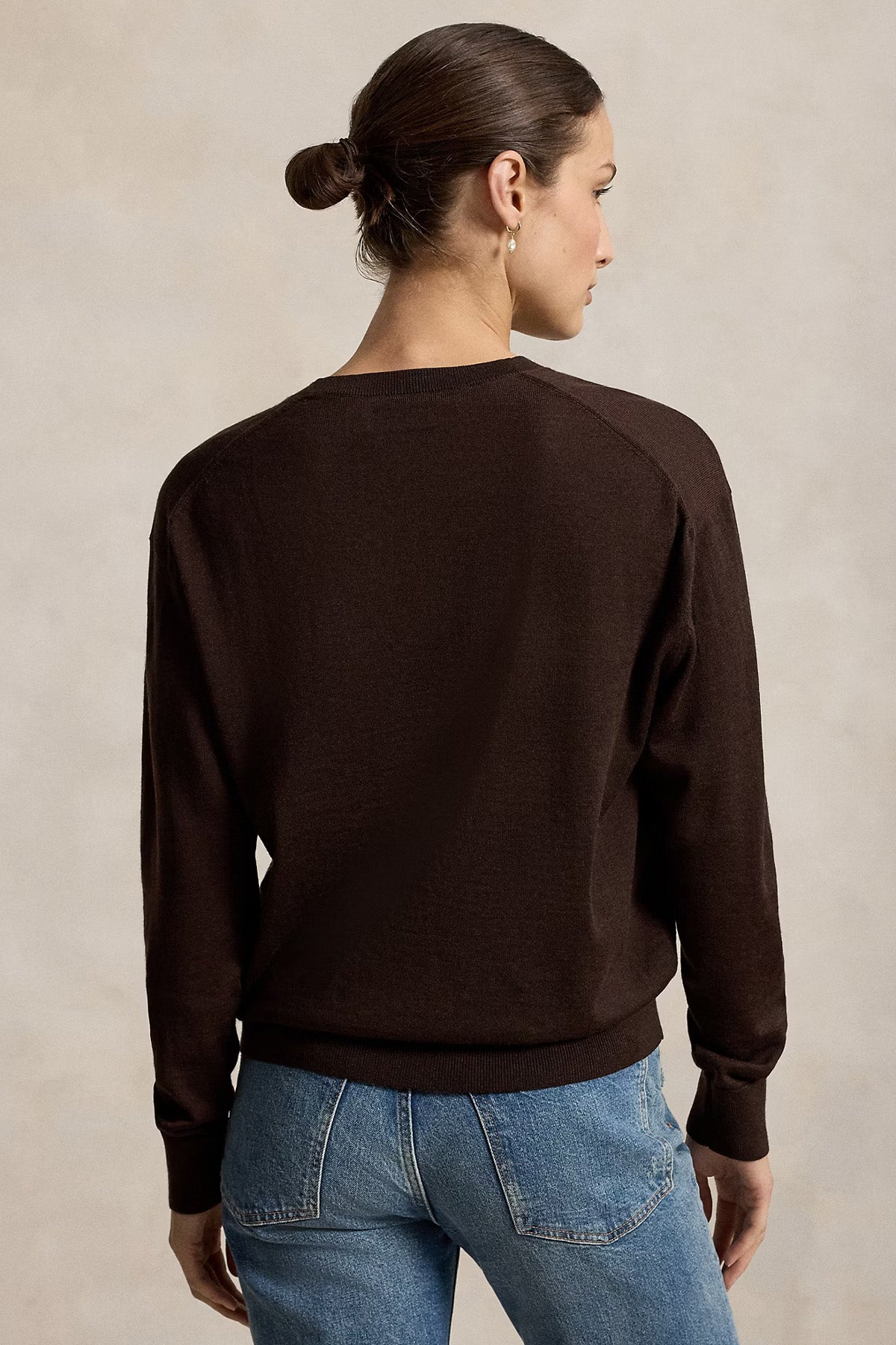 Polo Ralph Lauren Relaxed Fit İnce Örgü Yün Triko