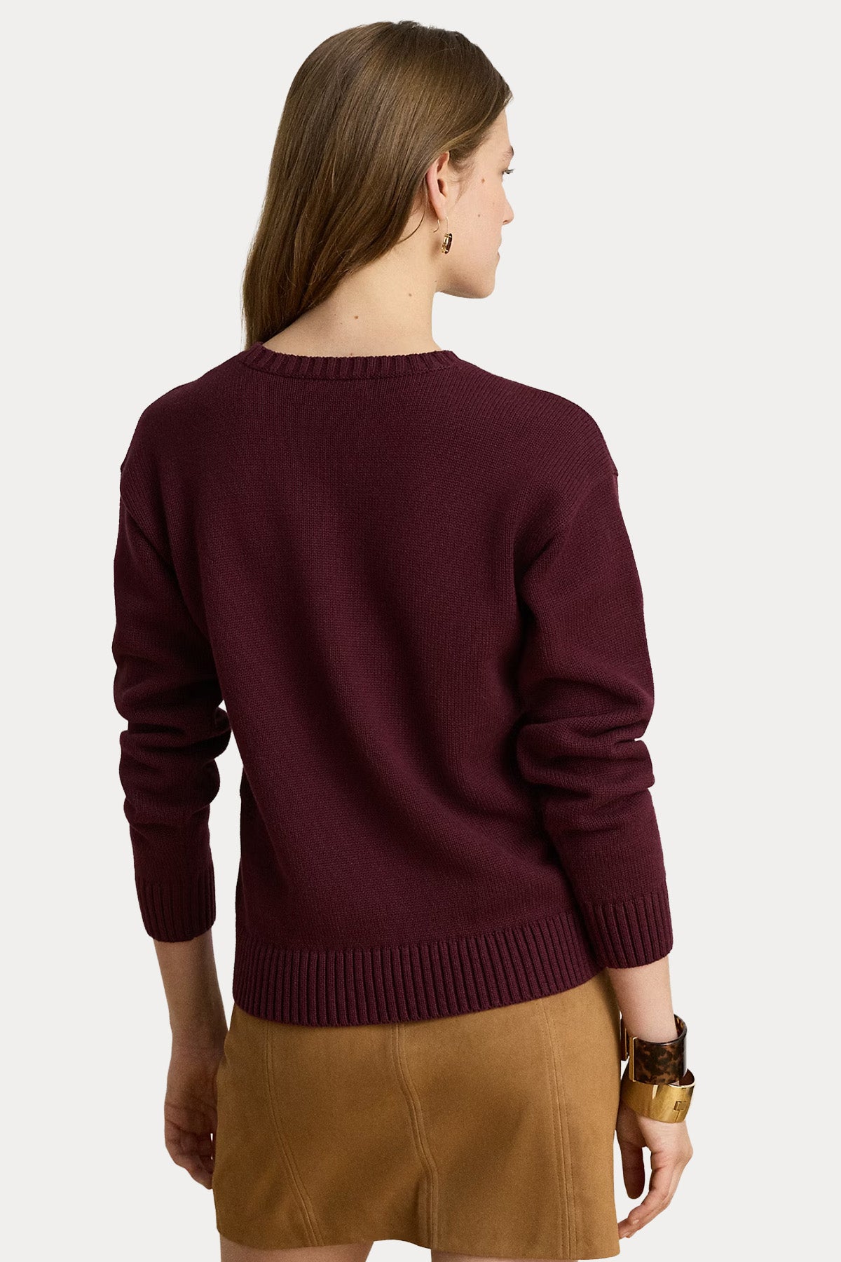 Polo Ralph Lauren Relaxed Fit Evcil Hayvan Temalı Örgü Triko