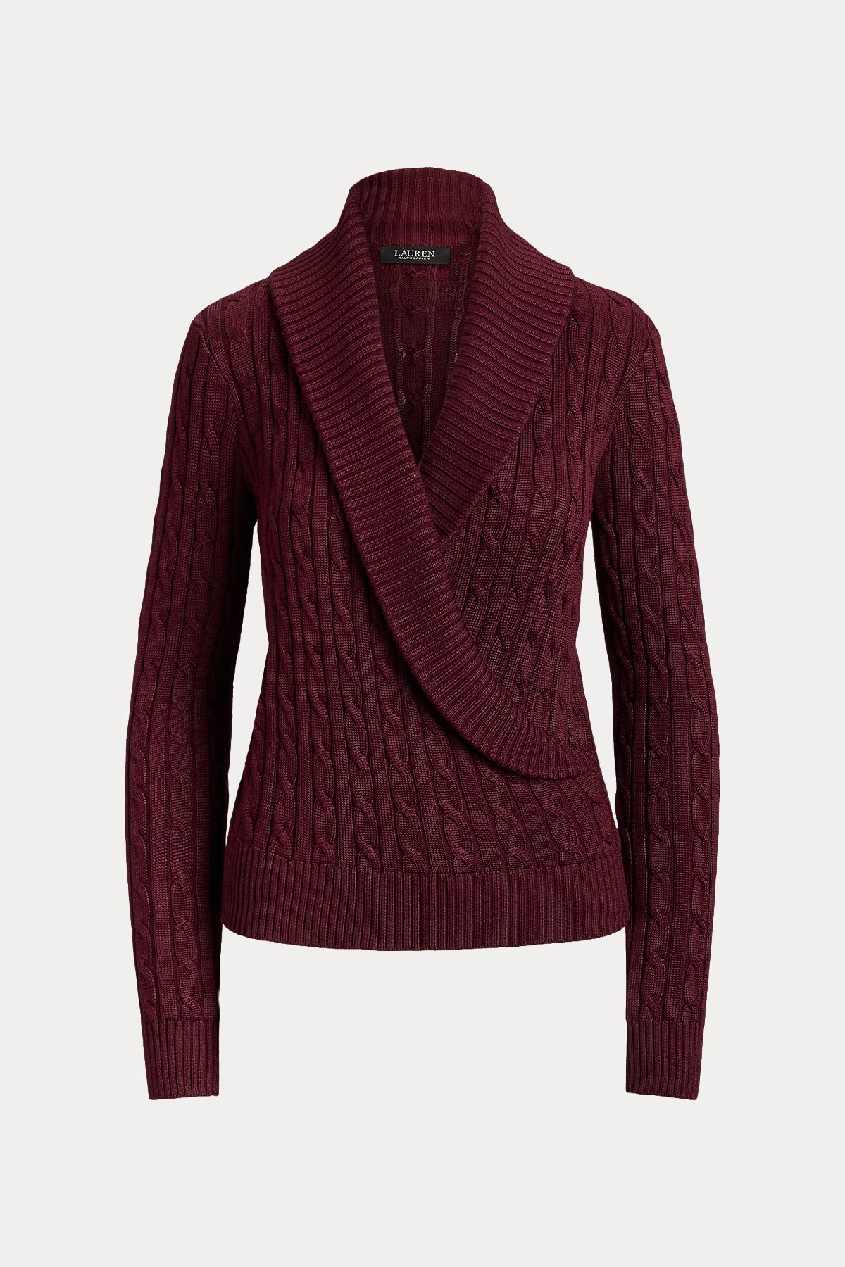 Polo Ralph Lauren Relaxed Fit Kruvaze Saç Örgü Triko