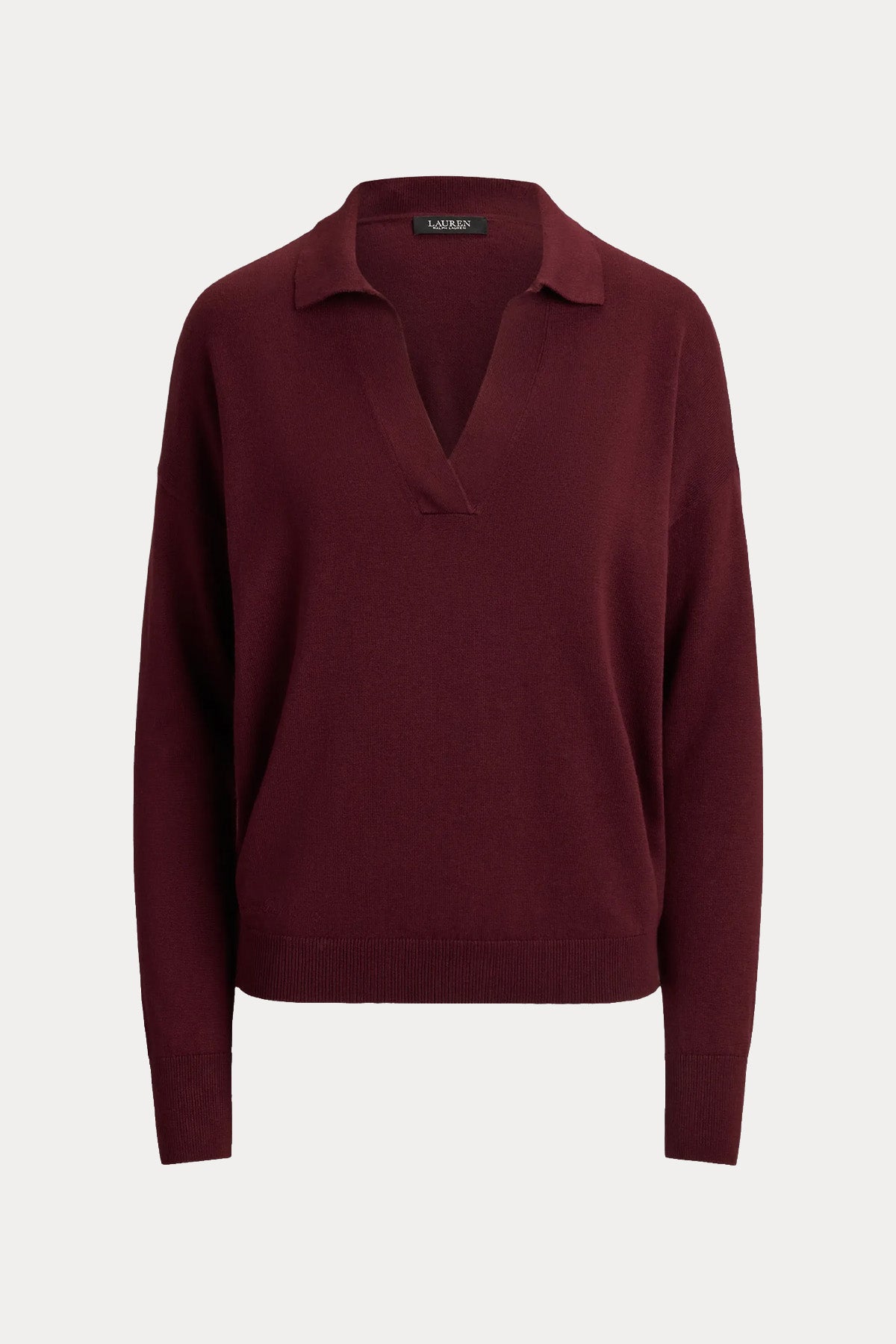 Polo Ralph Lauren Comfort Fit Polo V Yaka İnce Örgü Triko