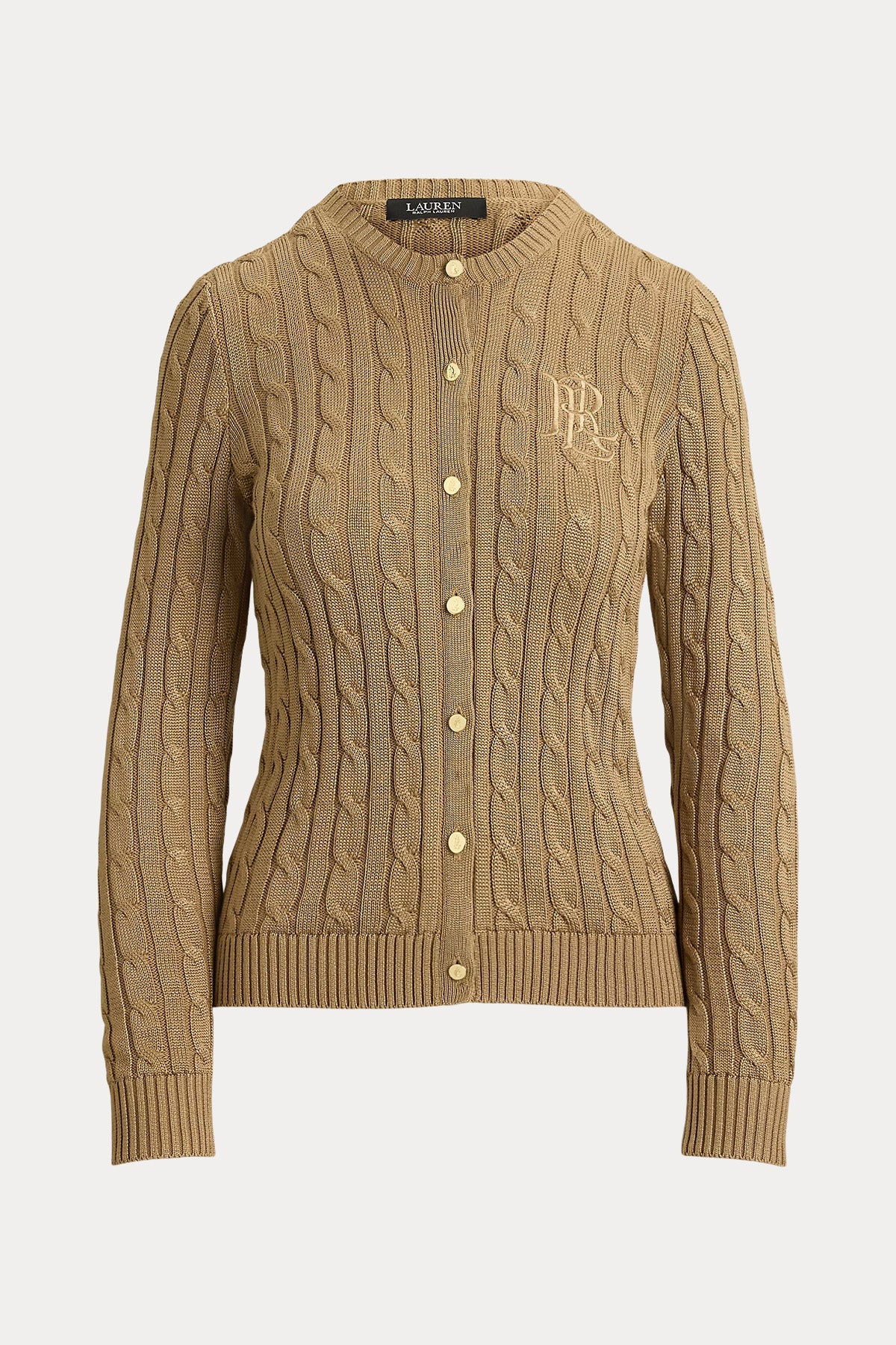 Polo Ralph Lauren Slim Fit Logolu Saç Örgü Triko Ceket