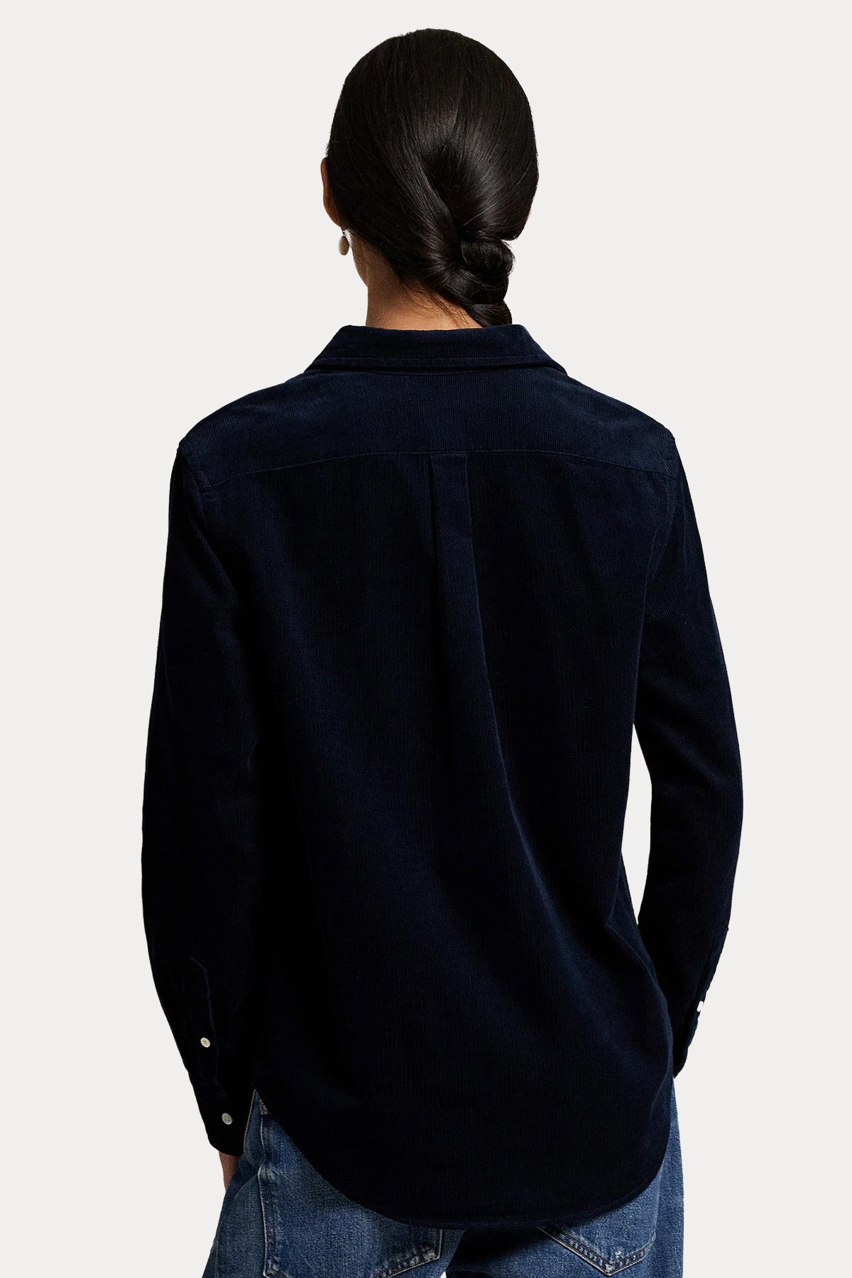 Polo Ralph Lauren Classic Fit Fitilli Kadife Gömlek