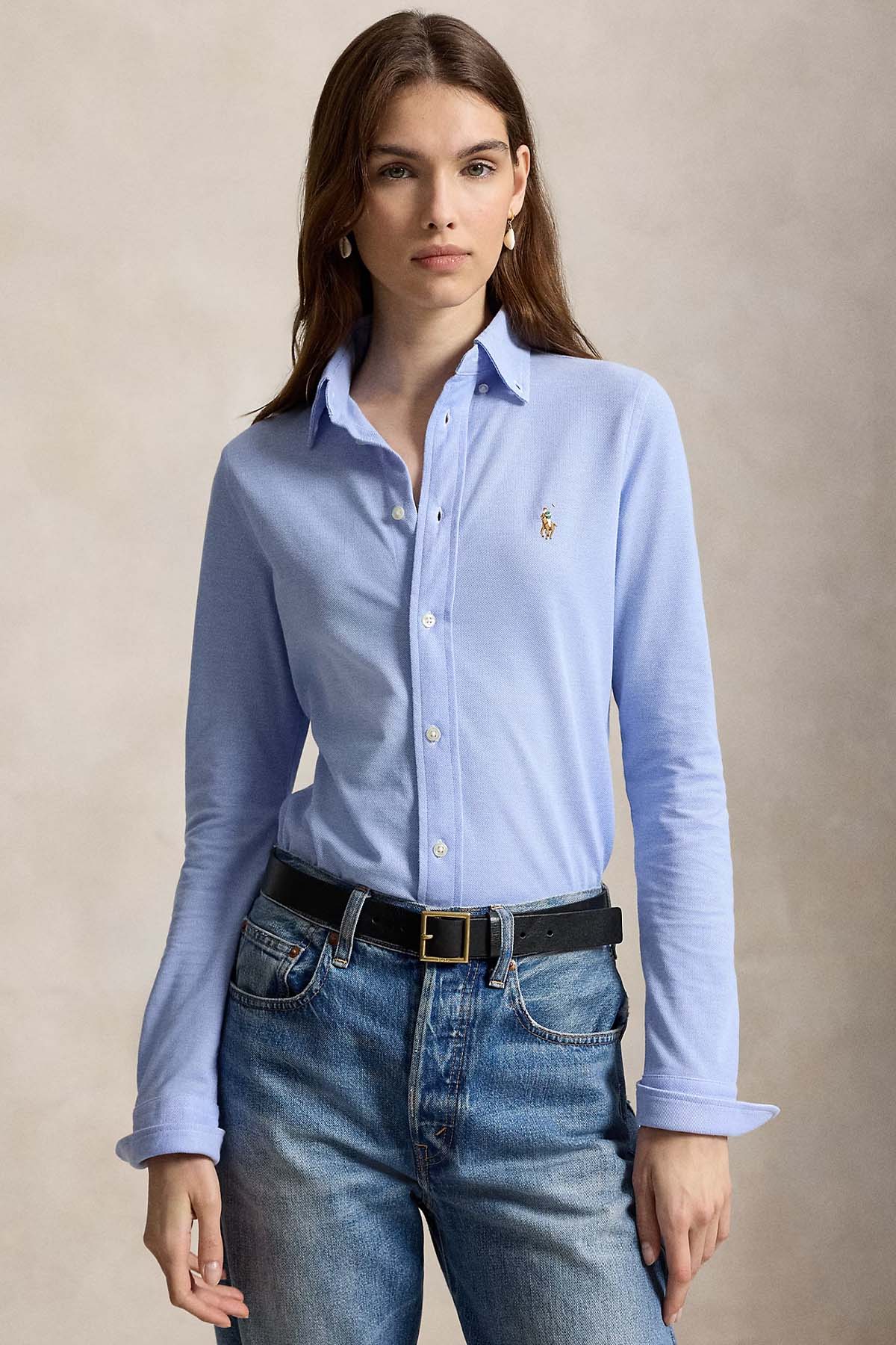 Polo Ralph Lauren Custom Fit Knit Oxford Gömlek