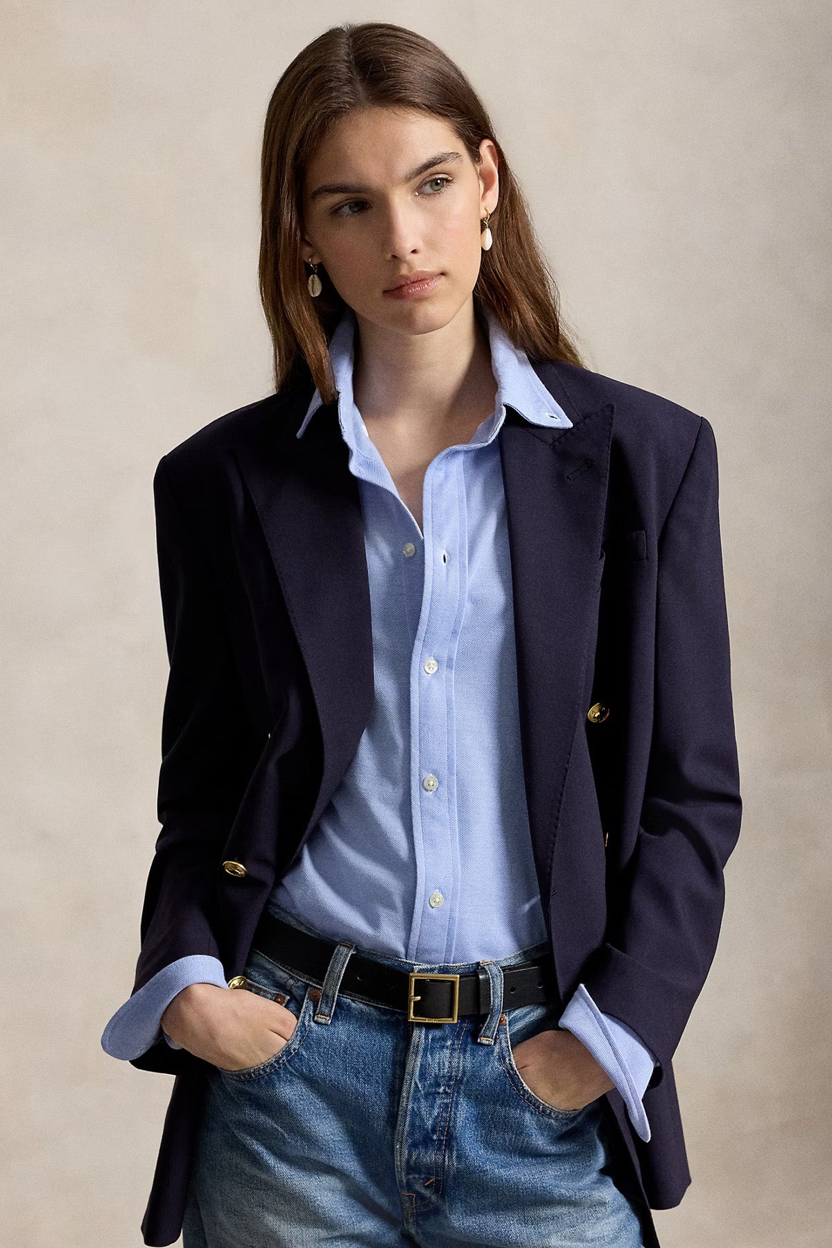 Polo Ralph Lauren Custom Fit Knit Oxford Gömlek