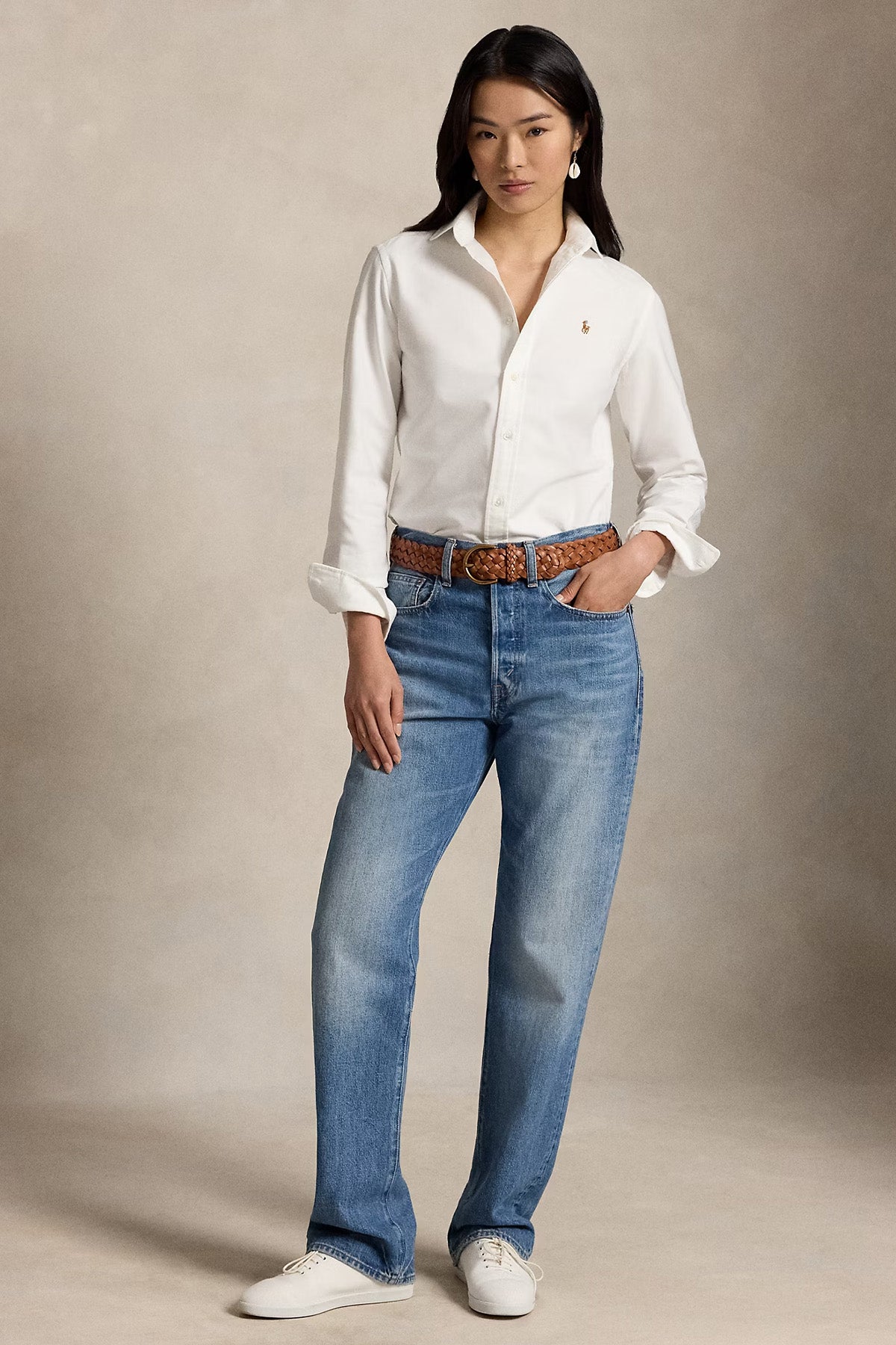 Polo Ralph Lauren Custom Fit Oxford Gömlek
