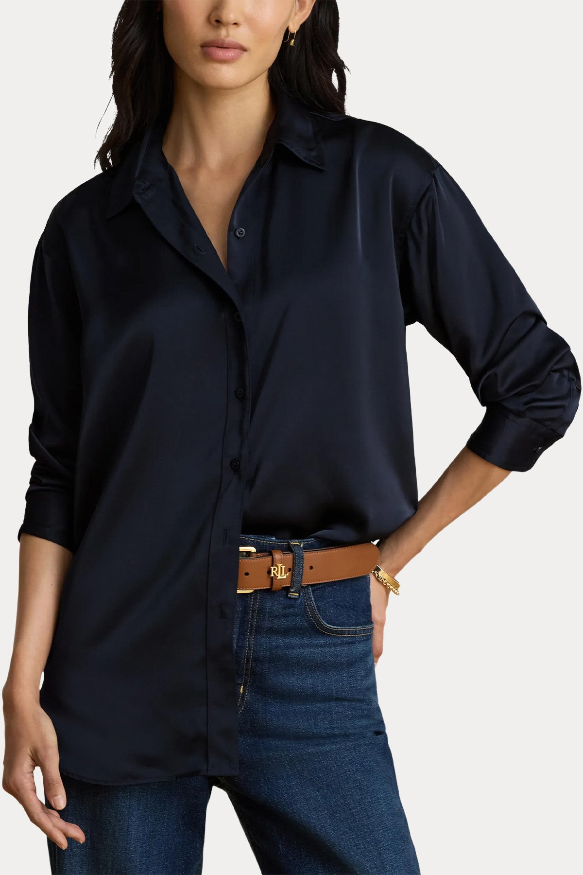 Polo Ralph Lauren Relaxed Fit Saten Gömlek