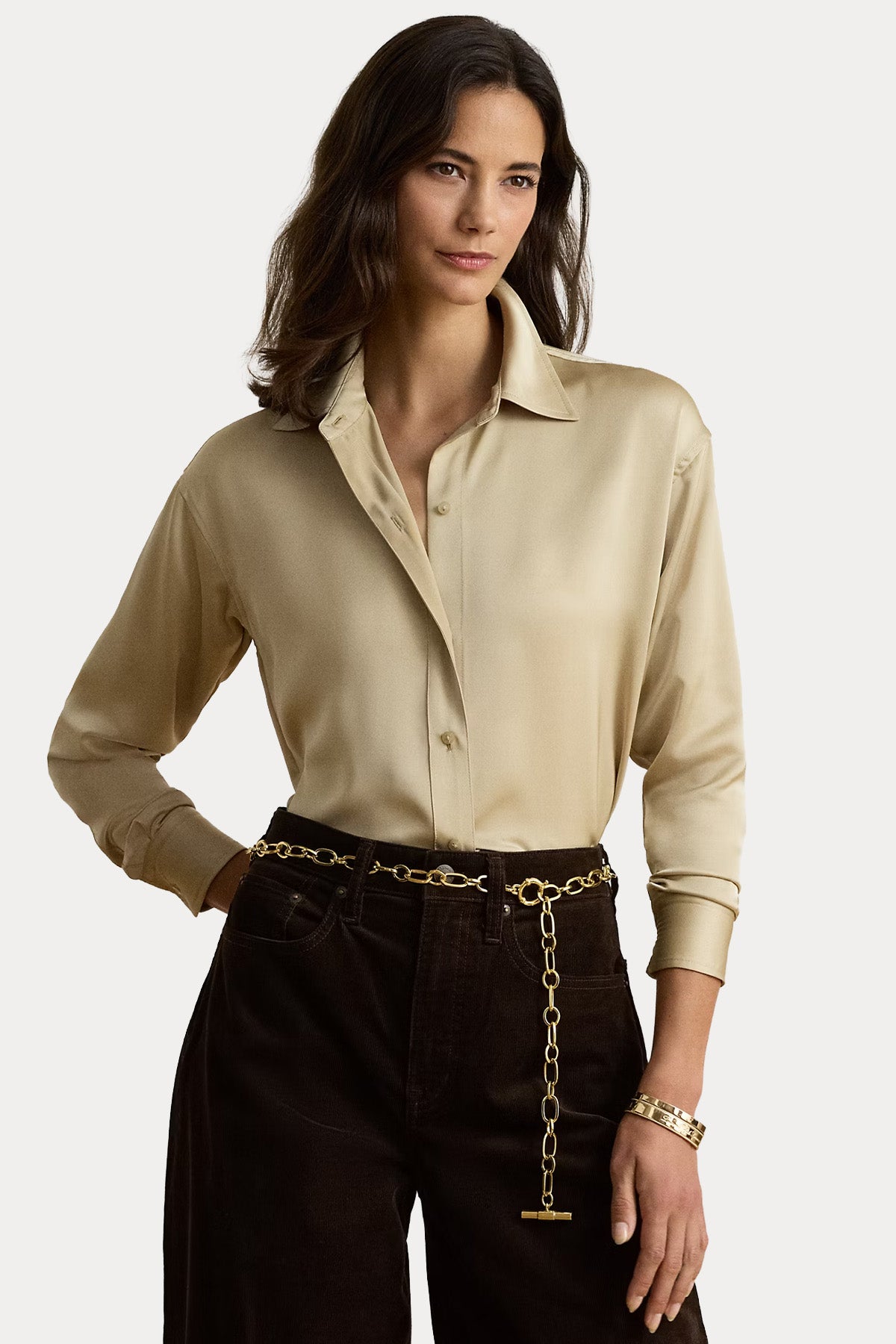 Polo Ralph Lauren Relaxed Fit Saten Gömlek