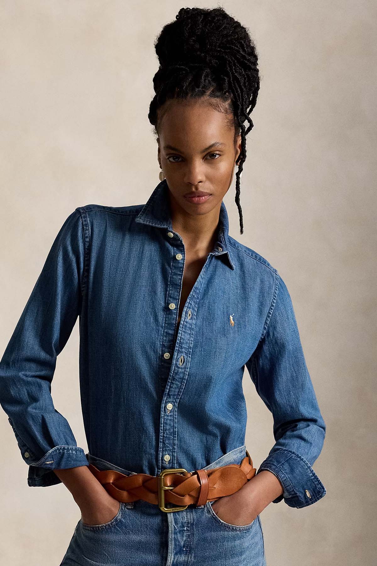 Polo Ralph Lauren Custom Fit Denim Gömlek