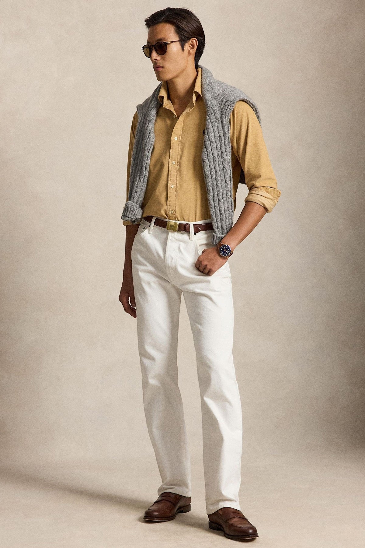 Polo Ralph Lauren Custom Fit Fitilli Kadife Gömlek