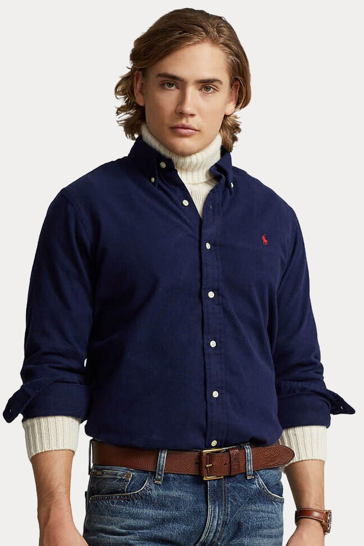 Polo Ralph Lauren Custom Fit Kadife Gömlek