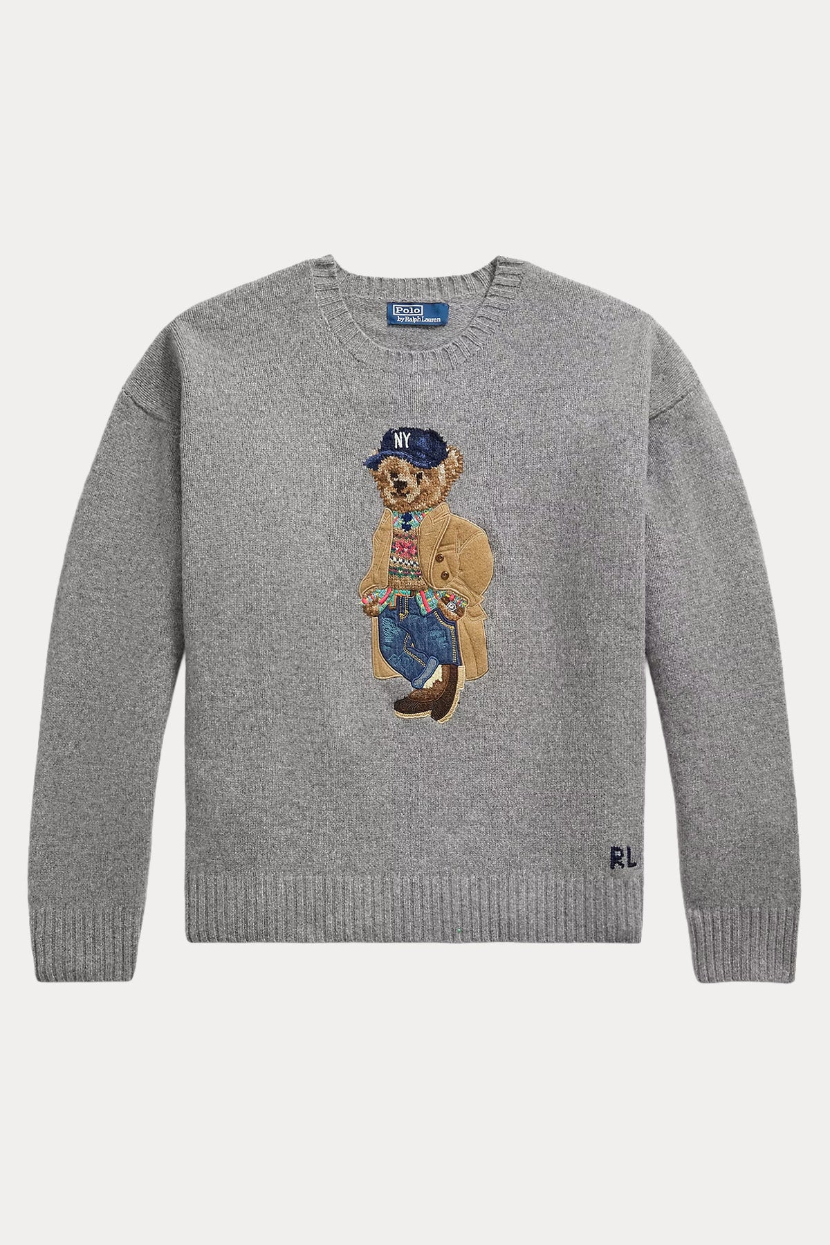 Polo Ralph Lauren Relaxed Fit Polo Bear Kaşmir Örgü Yün Triko