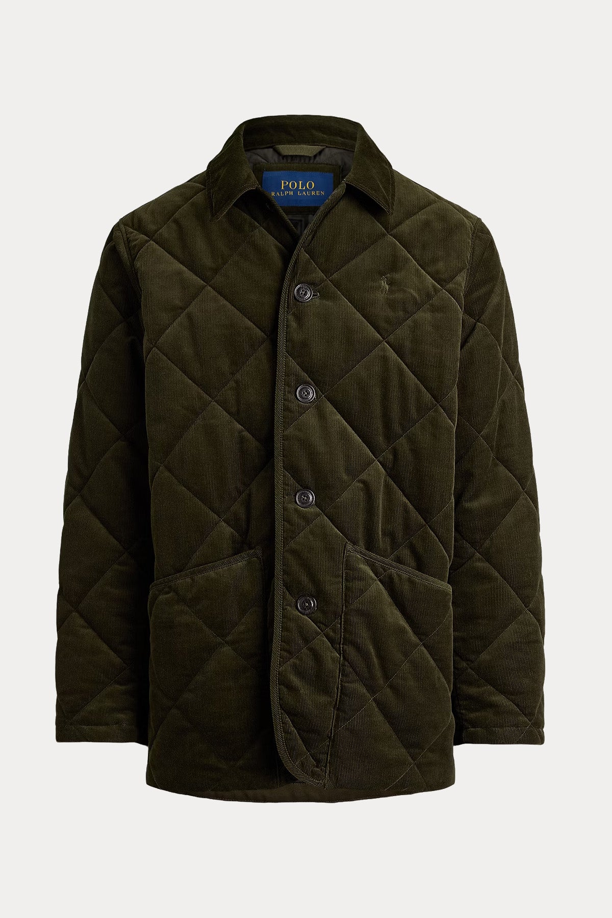 Polo Ralph Lauren Relaxed Fit Fitilli Kadife Kapitone Desenli Mont Ceket