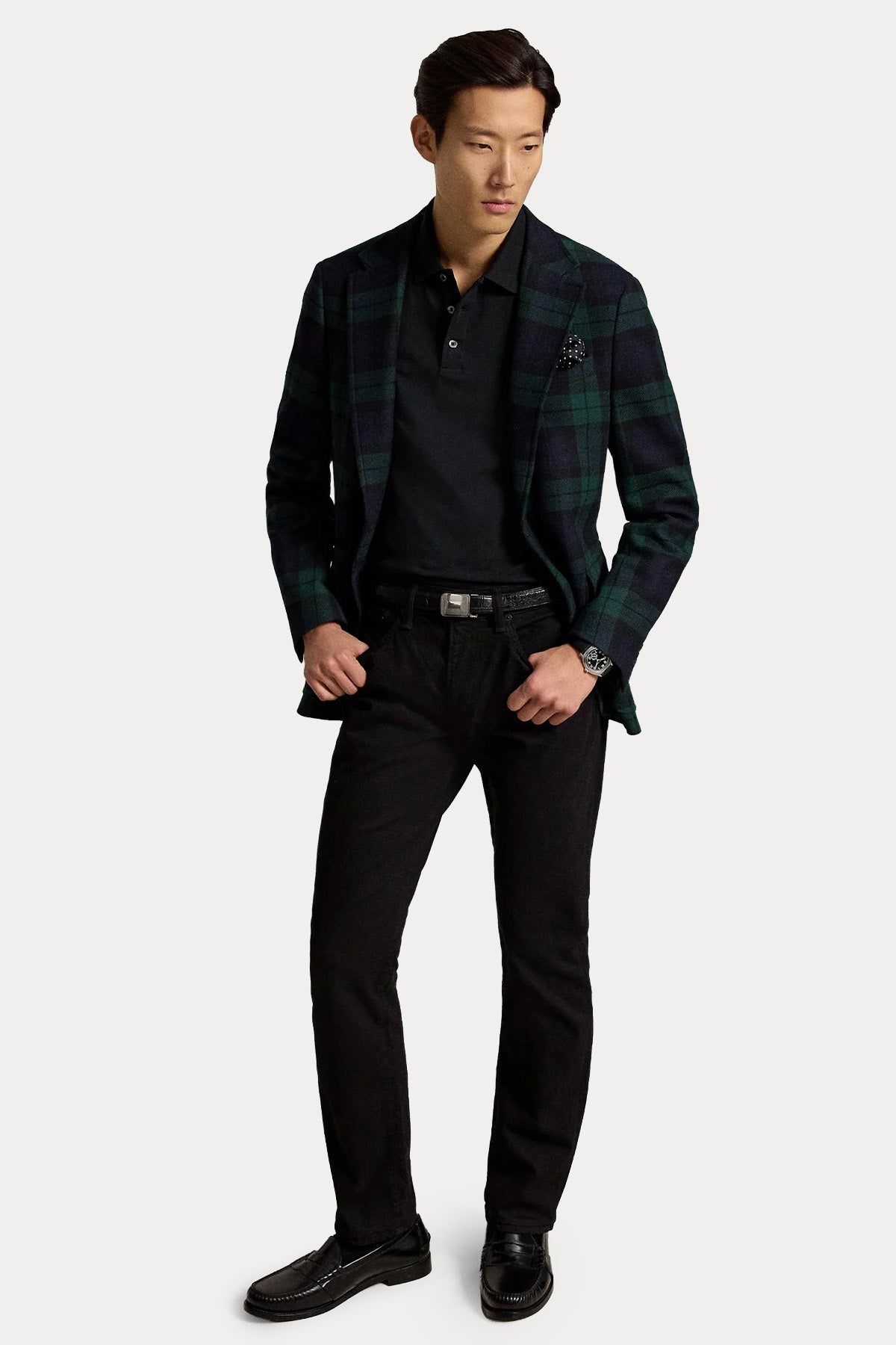 Polo Ralph Lauren Custom Slim Fit Stretch Mesh Polo Yaka T-shirt