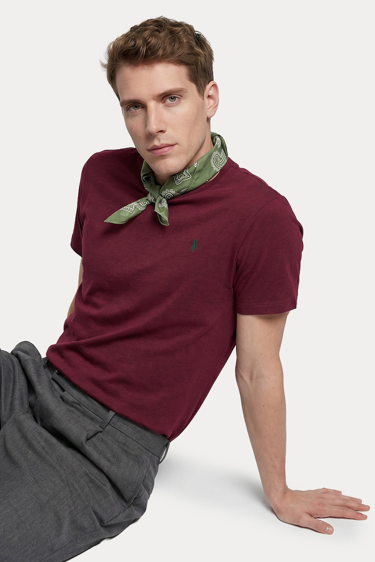 Polo Ralph Lauren Custom Slim Fit Yuvarlak Yaka T-shirt