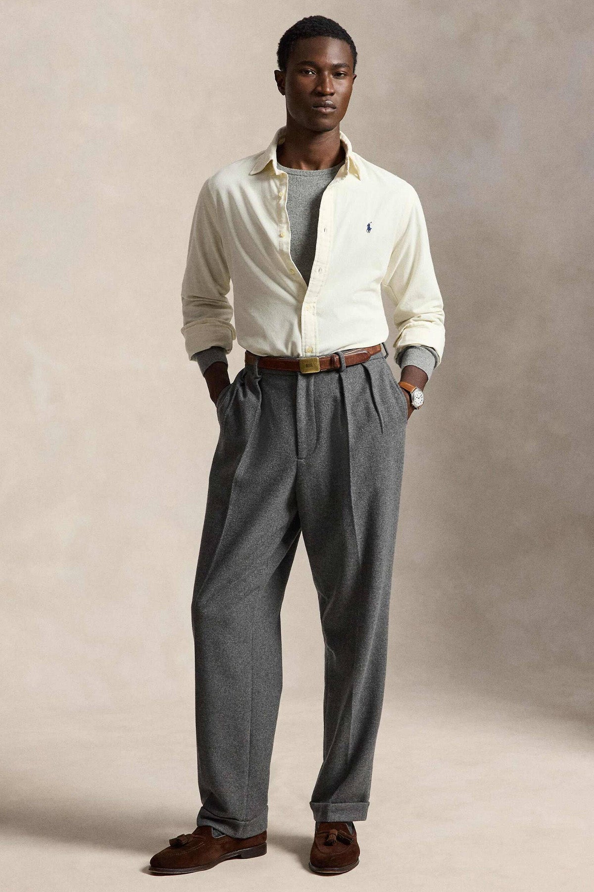 Polo Ralph Lauren Custom Fit Fitilli Kadife Gömlek