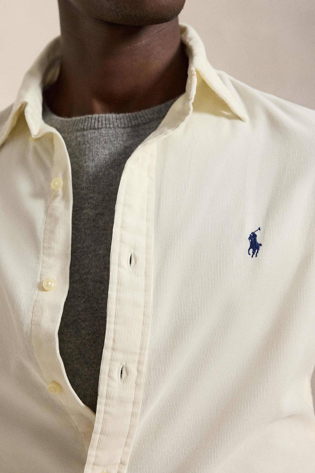 Polo Ralph Lauren Custom Fit Fitilli Kadife Gömlek