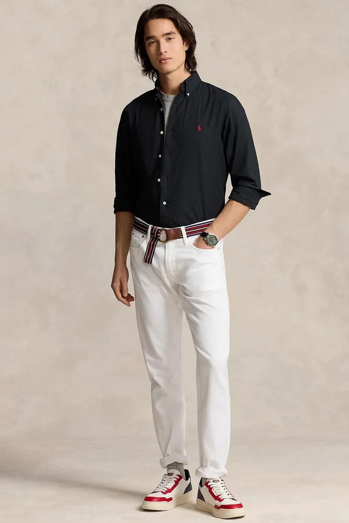 Polo Ralph Lauren Custom Fit Streç Gömlek