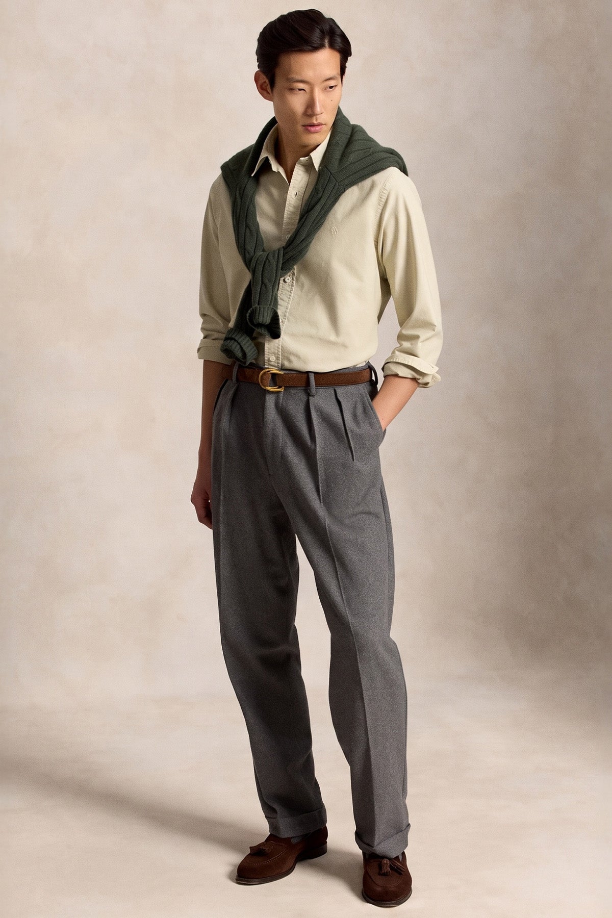 Polo Ralph Lauren Custom Fit Oxford Gömlek