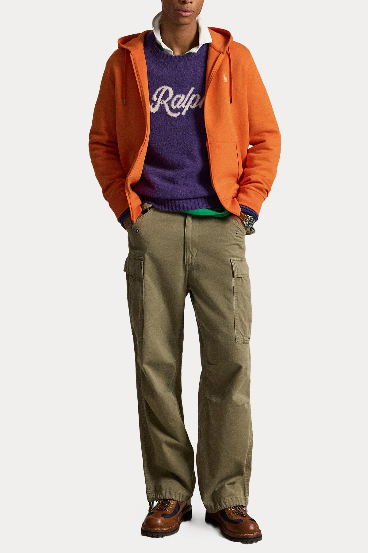 Polo Ralph Lauren Fermuarlı Kapüşonlu Sweatshirt Ceket