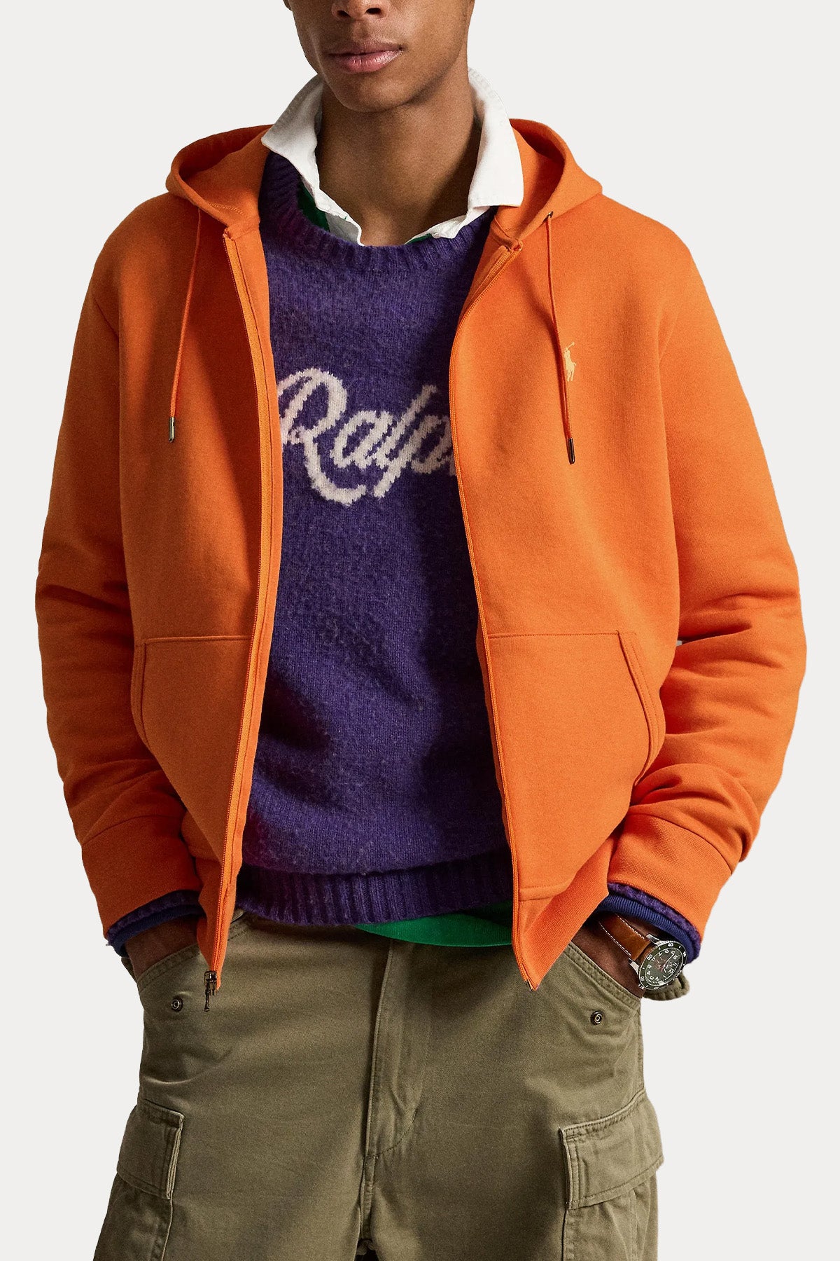 Polo Ralph Lauren Fermuarlı Kapüşonlu Sweatshirt Ceket