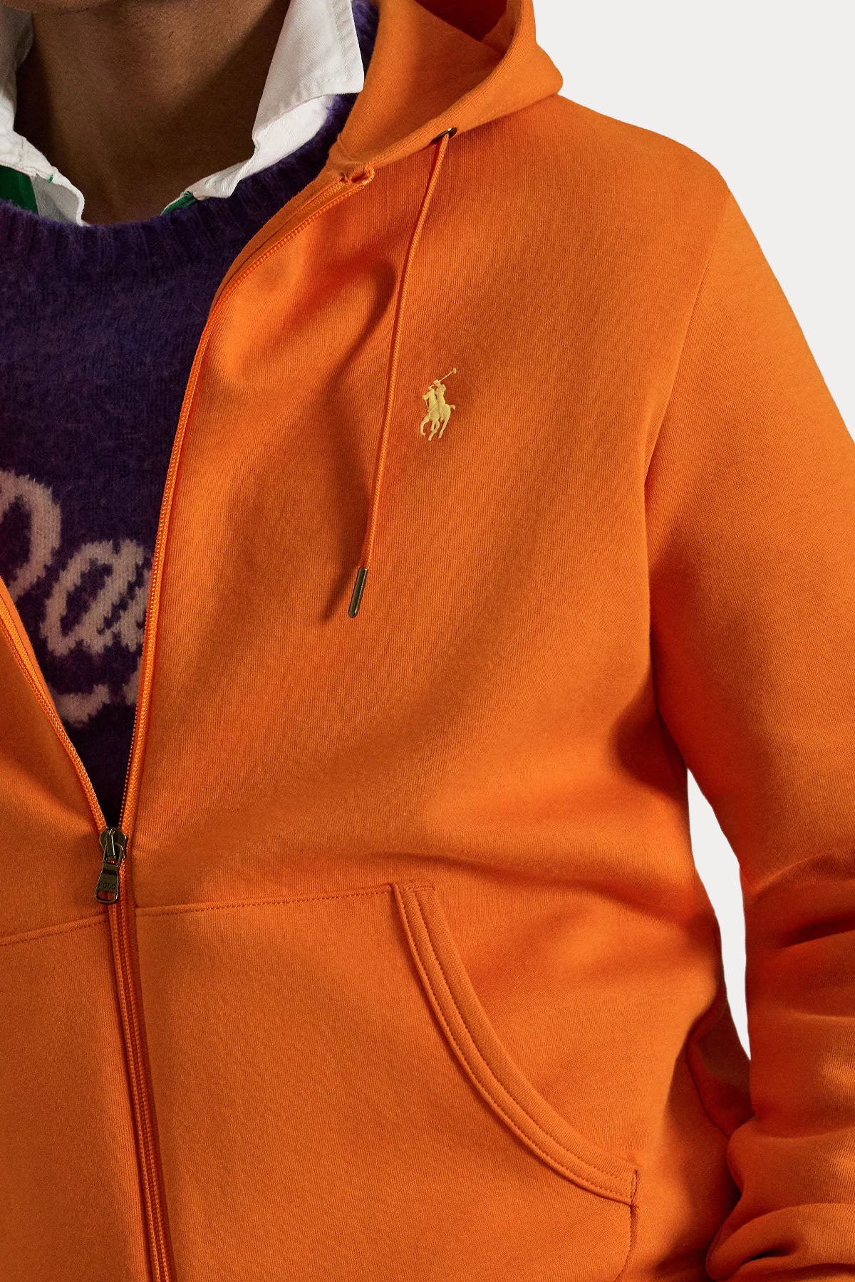 Polo Ralph Lauren Fermuarlı Kapüşonlu Sweatshirt Ceket