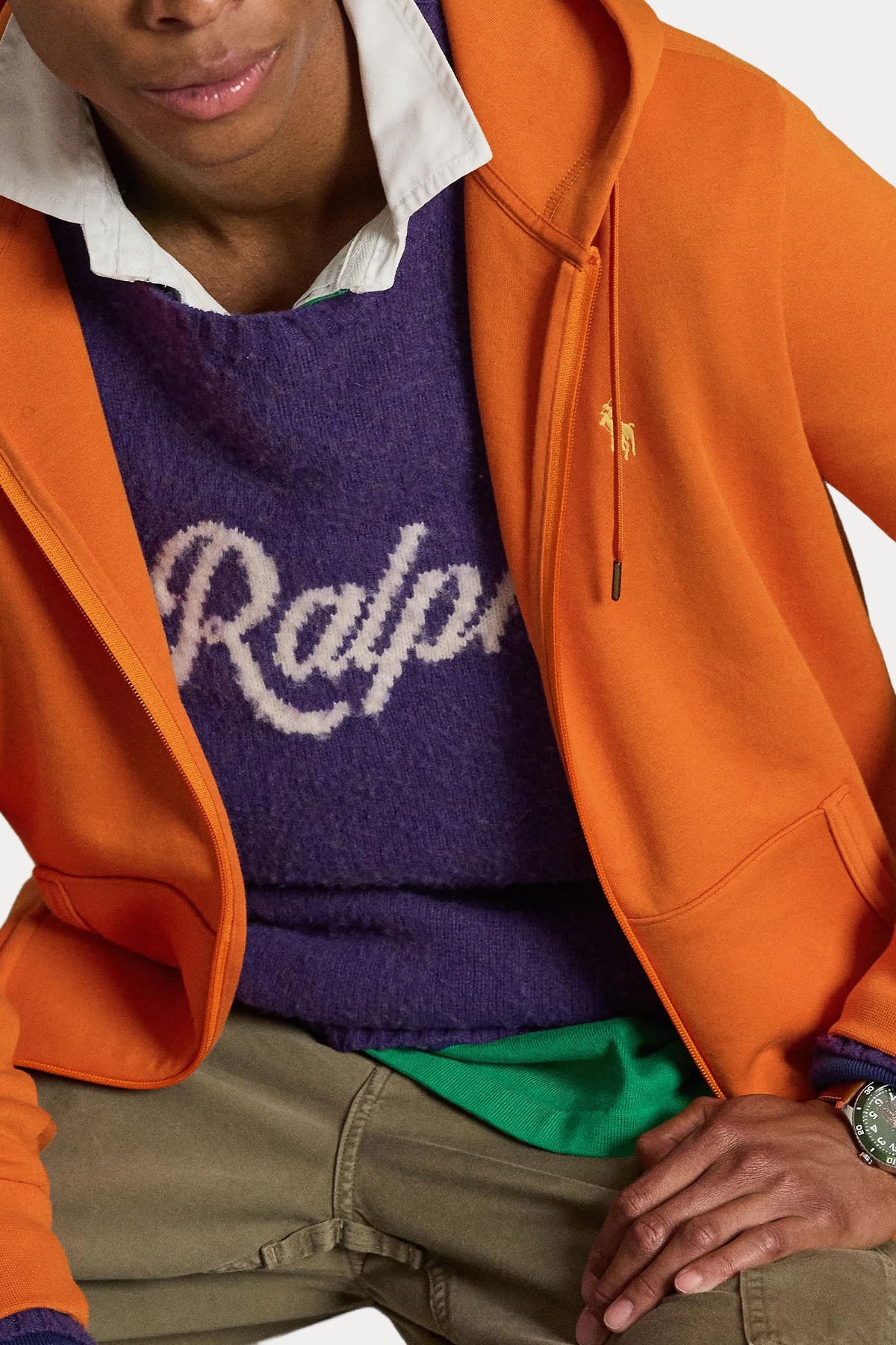 Polo Ralph Lauren Fermuarlı Kapüşonlu Sweatshirt Ceket