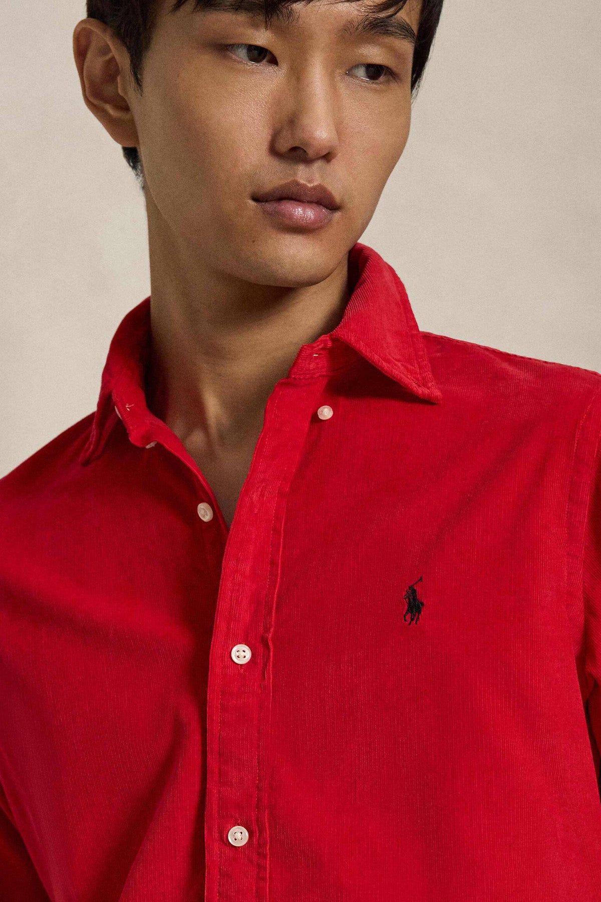 Polo Ralph Lauren Custom Fit Fitilli Kadife Gömlek