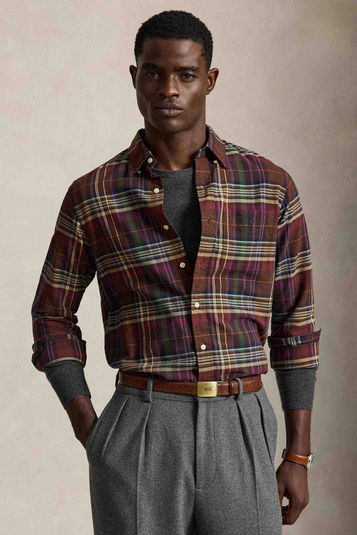 Polo Ralph Lauren Custom Fit Ekose Desenli Gömlek