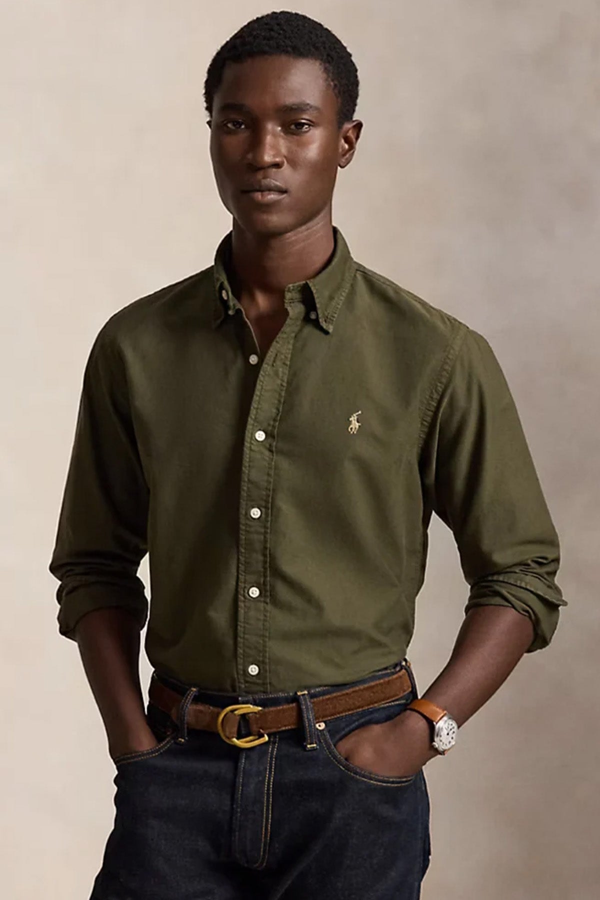 Polo Ralph Lauren Custom Fit Oxford Gömlek