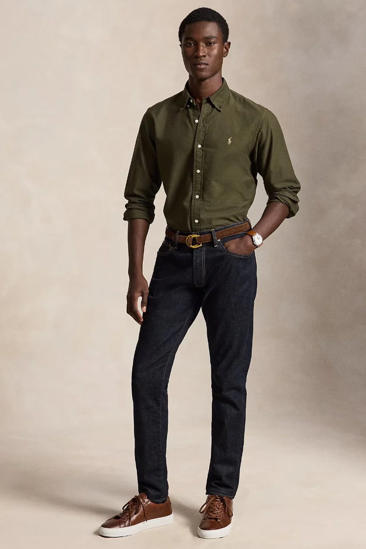 Polo Ralph Lauren Custom Fit Oxford Gömlek