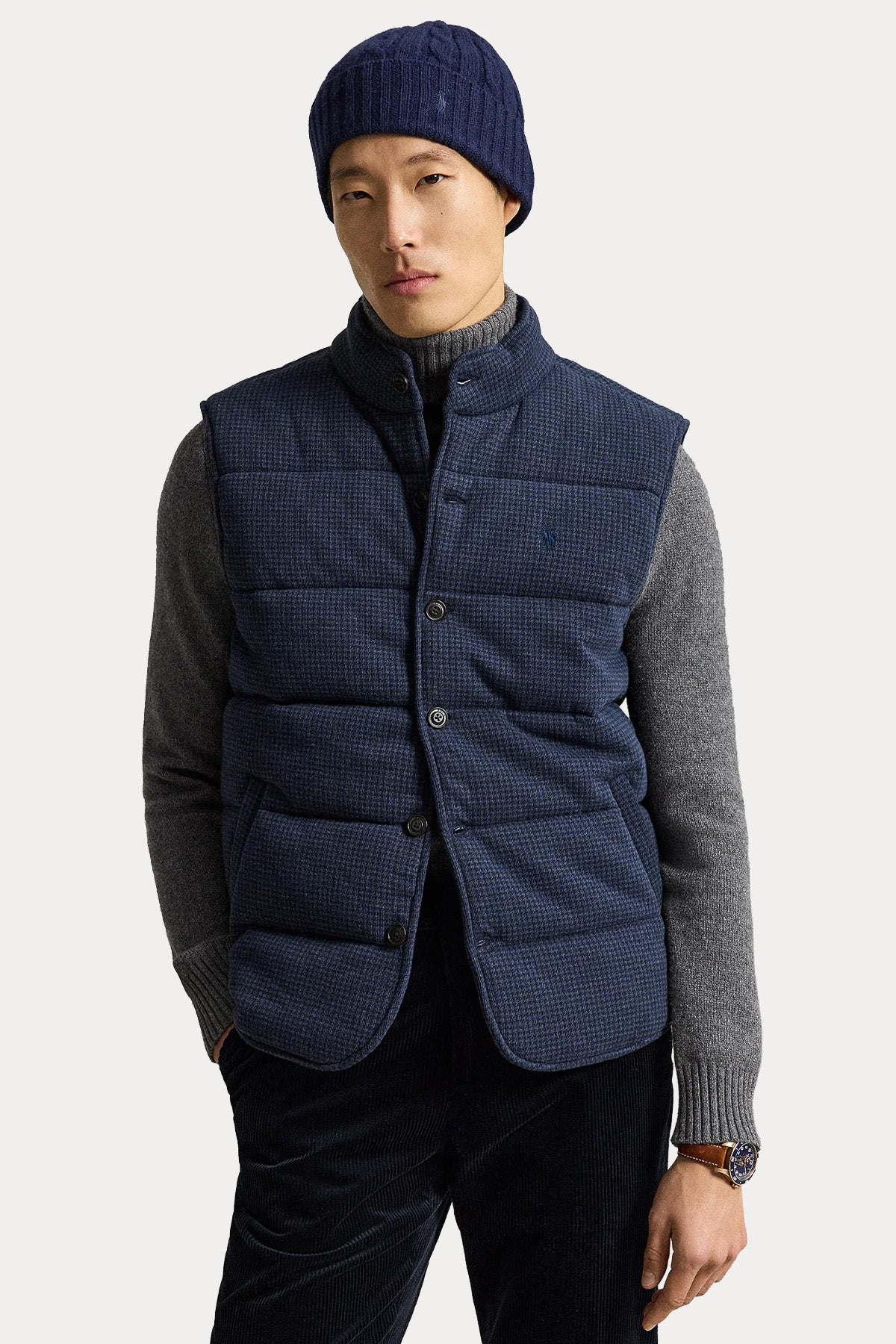 Polo Ralph Lauren Kazayağı Desenli Puffer Yelek