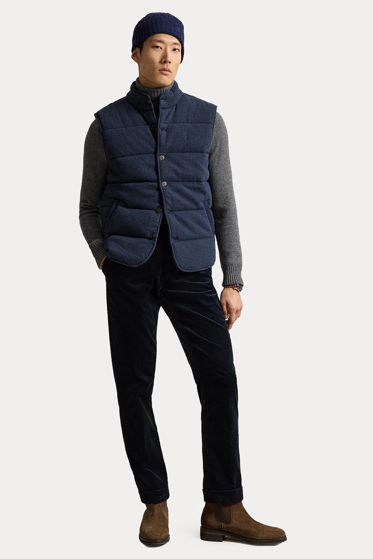 Polo Ralph Lauren Kazayağı Desenli Puffer Yelek