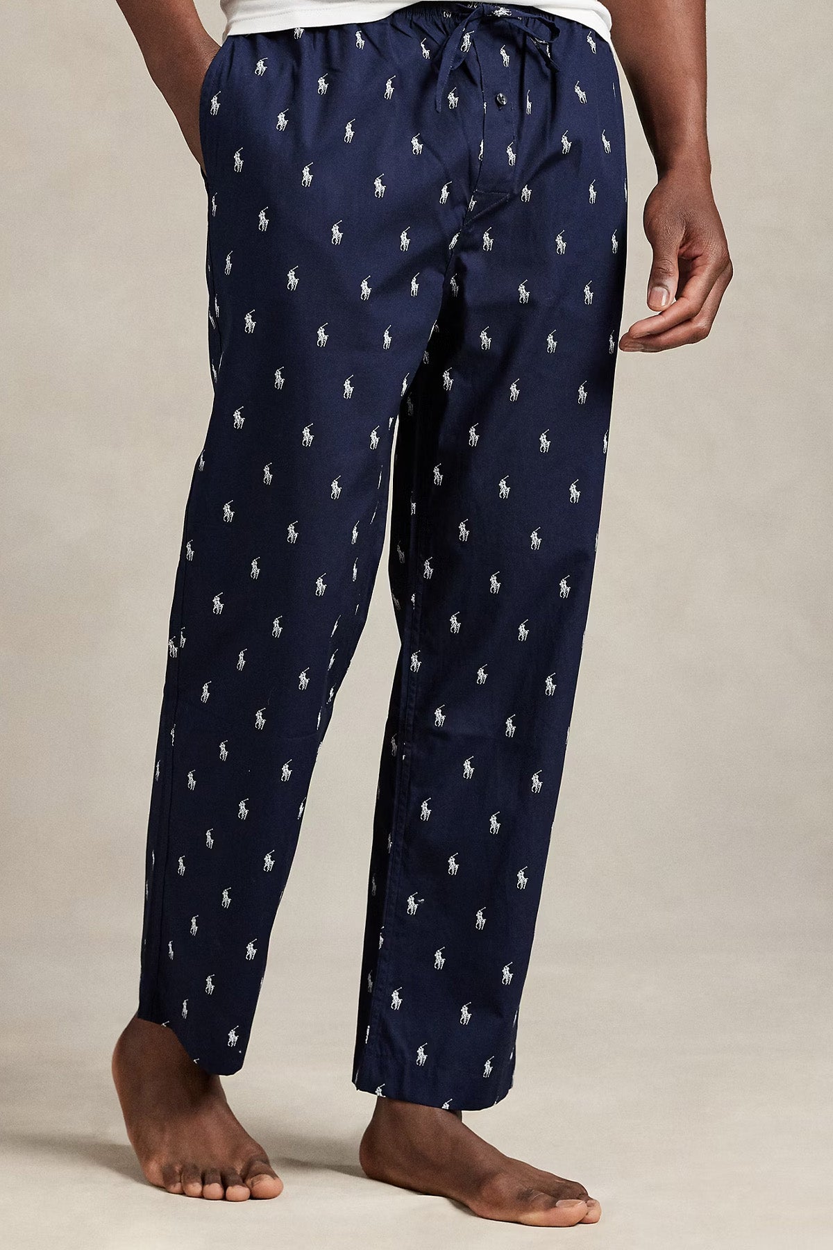 Polo Ralph Lauren Beli Lastikli Pony Logolu Pijama Altı