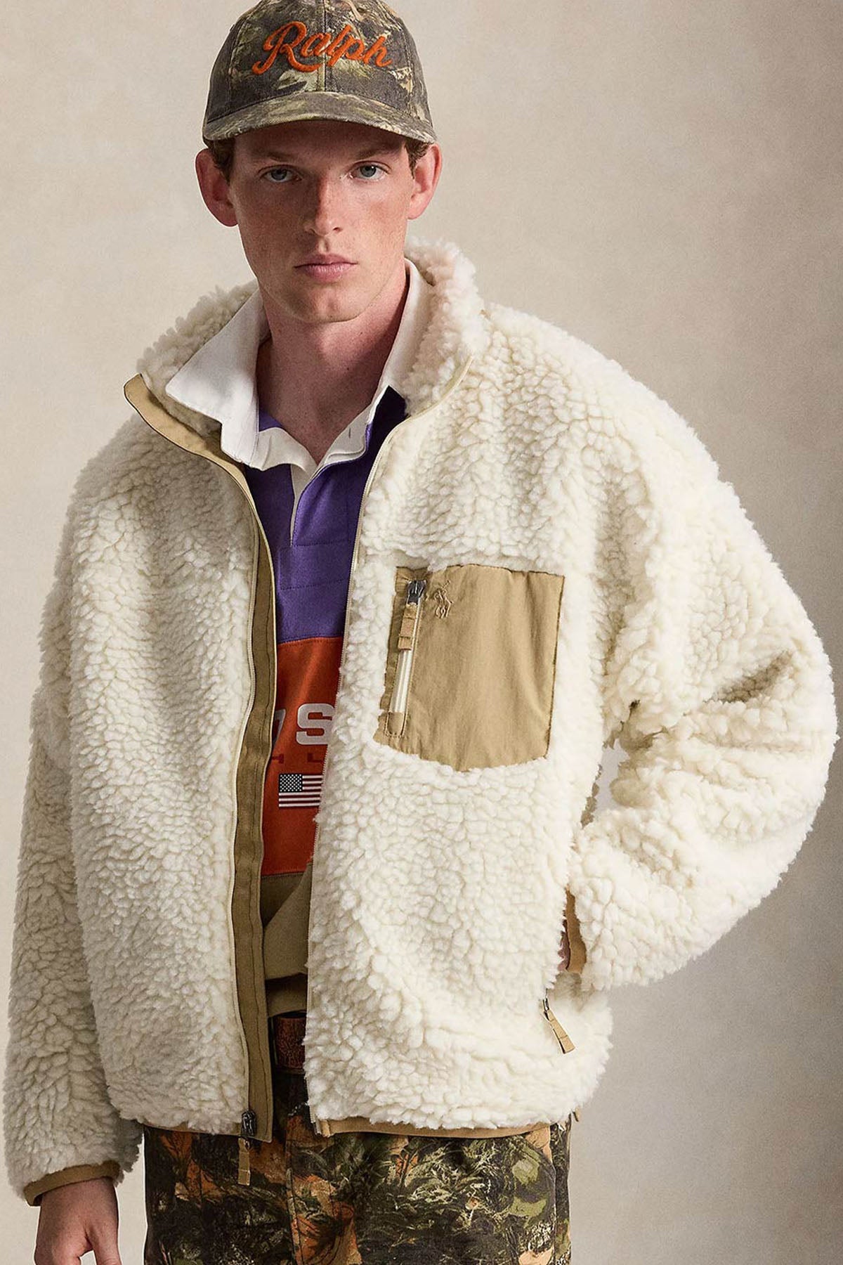 Polo Ralph Lauren Relaxed Fit Peluş Ceket