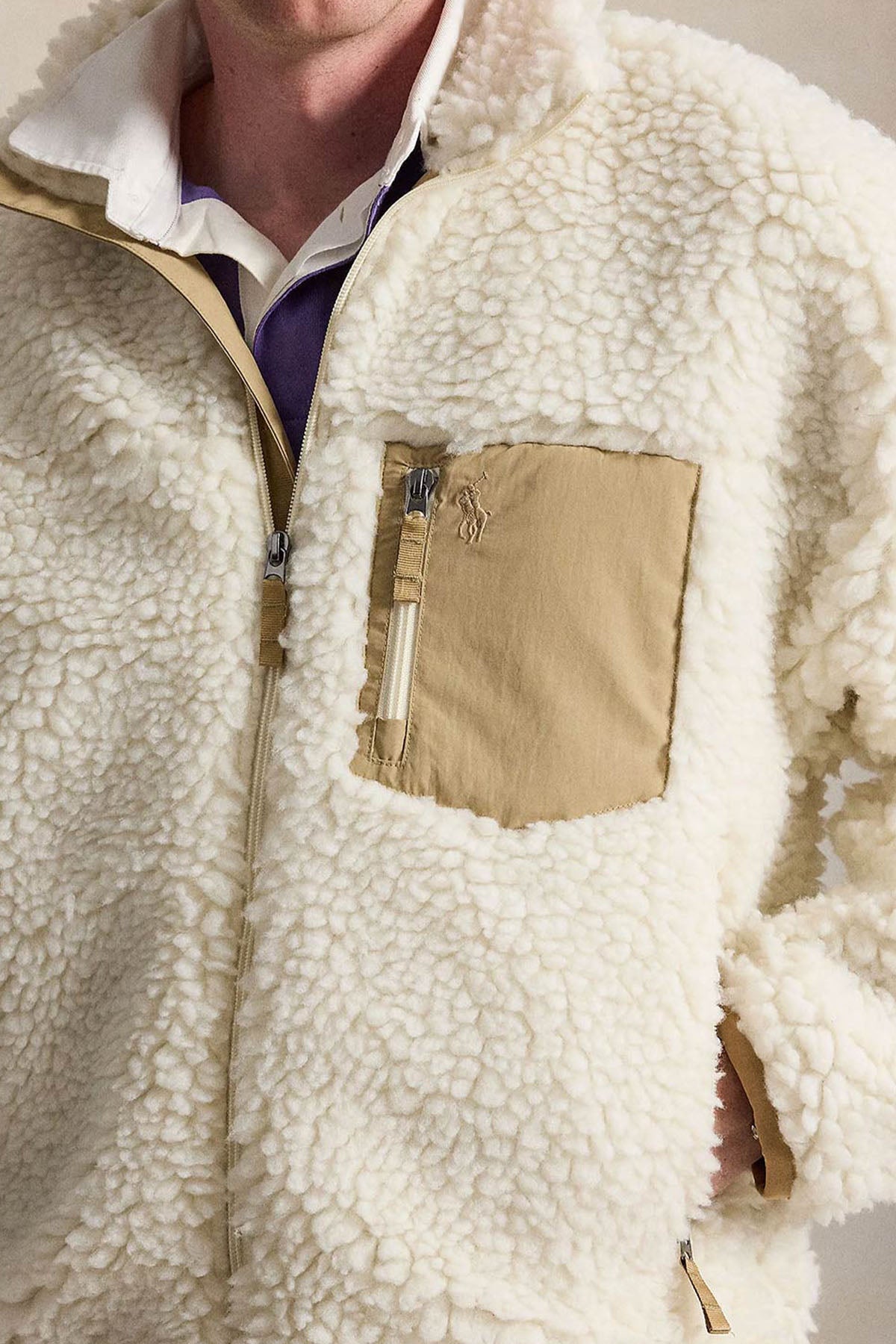Polo Ralph Lauren Relaxed Fit Peluş Ceket