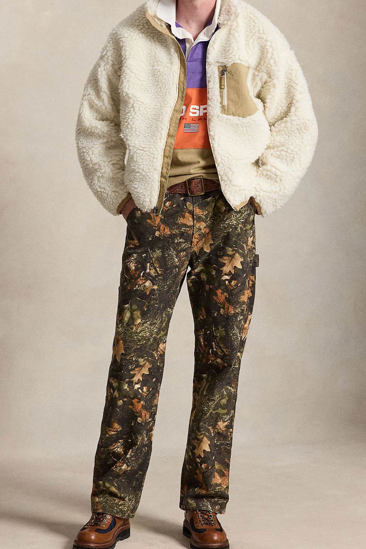 Polo Ralph Lauren Relaxed Fit Peluş Ceket