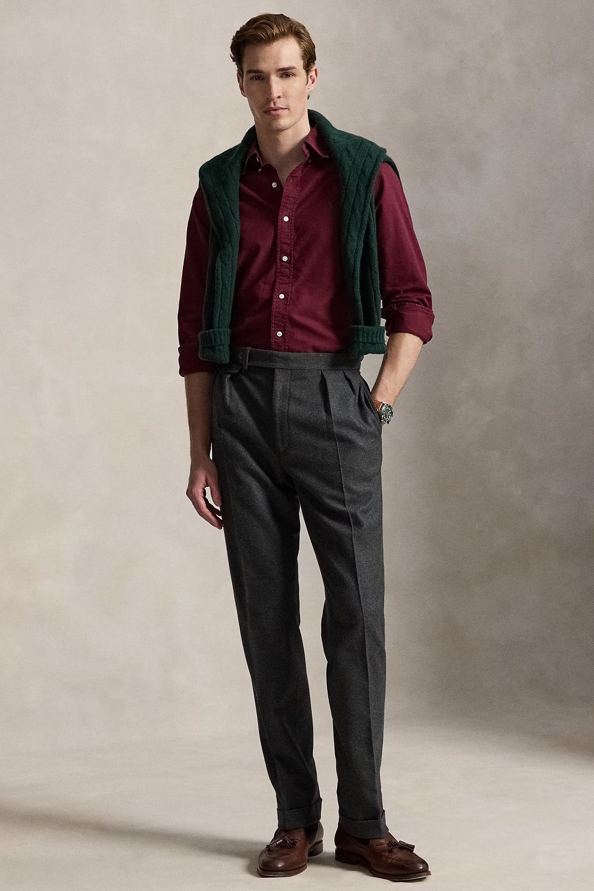 Polo Ralph Lauren Custom Fit Oxford Gömlek