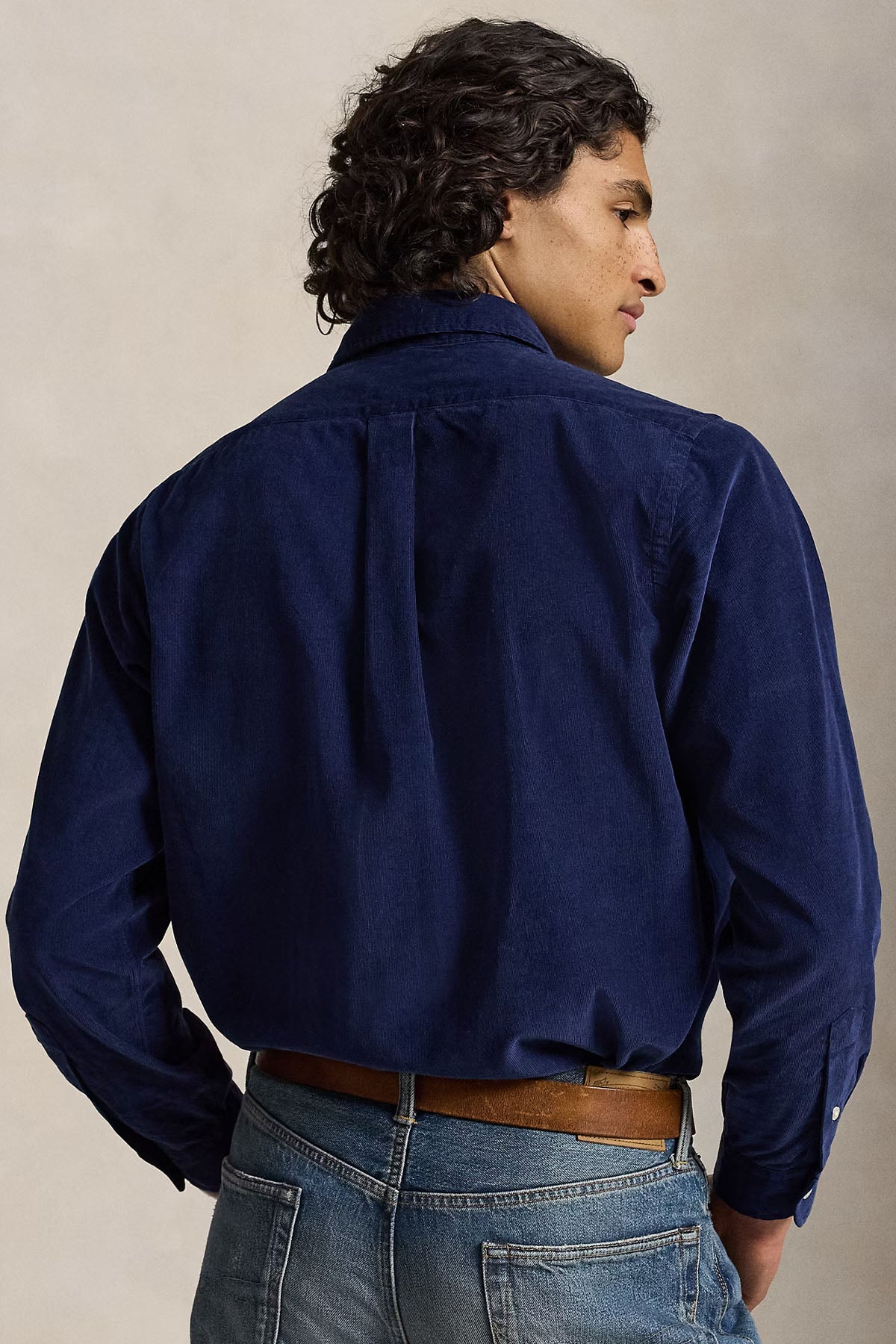 Polo Ralph Lauren Custom Fit Fitilli Kadife Gömlek